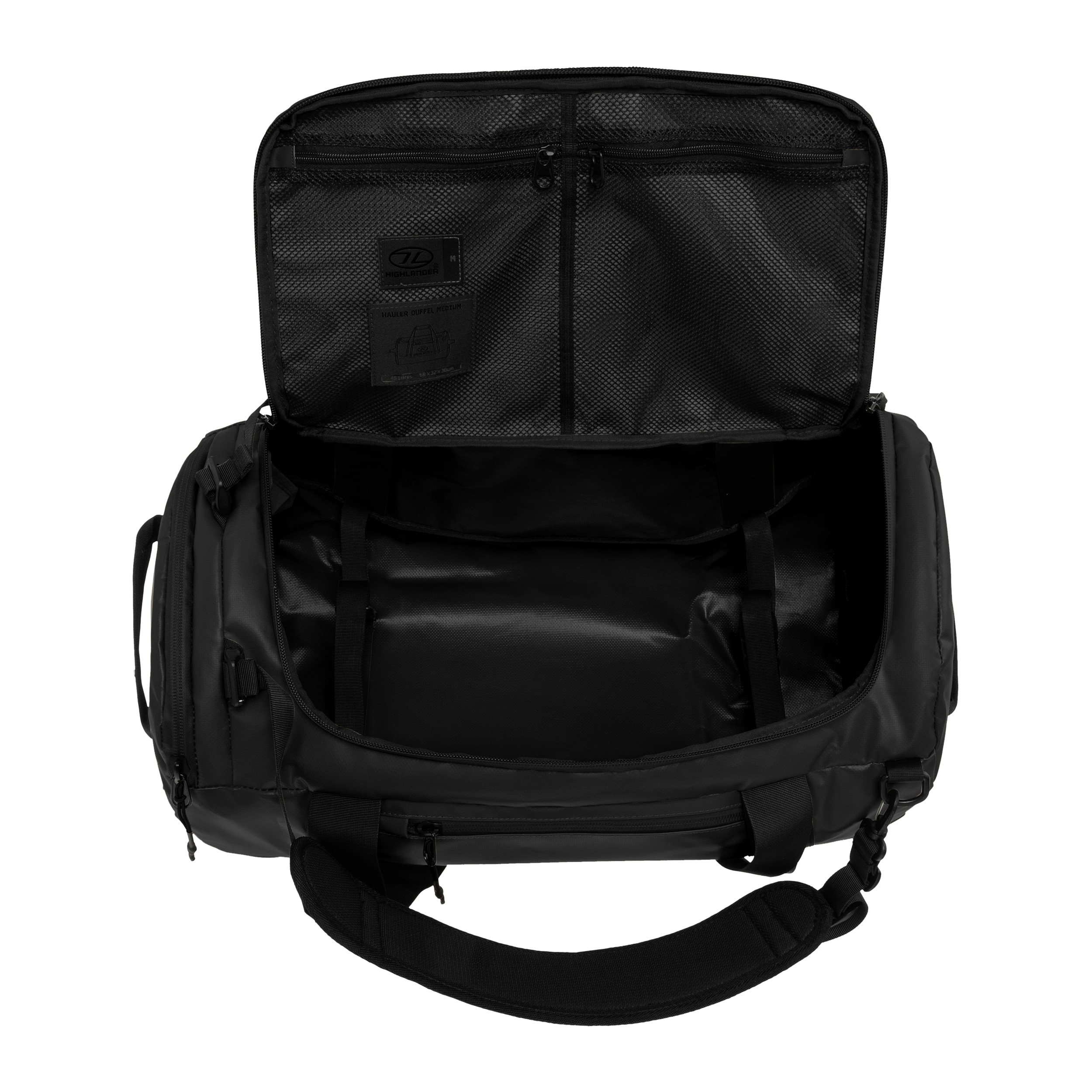 Highlander Outdoor Hauler Duffel táska 45 l - Black