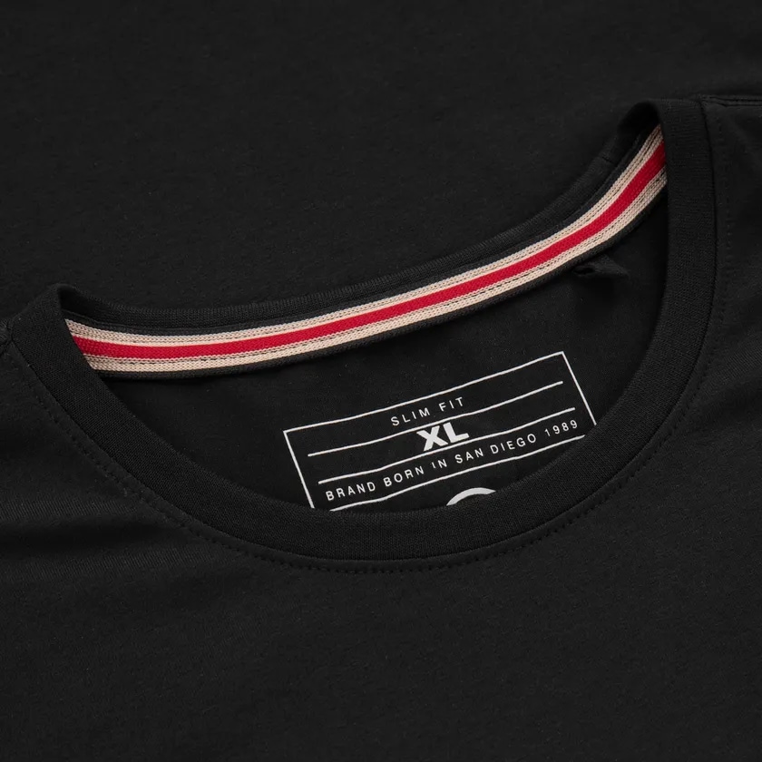 Pitbull Slim Fit Classic Boxing T-shirt póló - Black