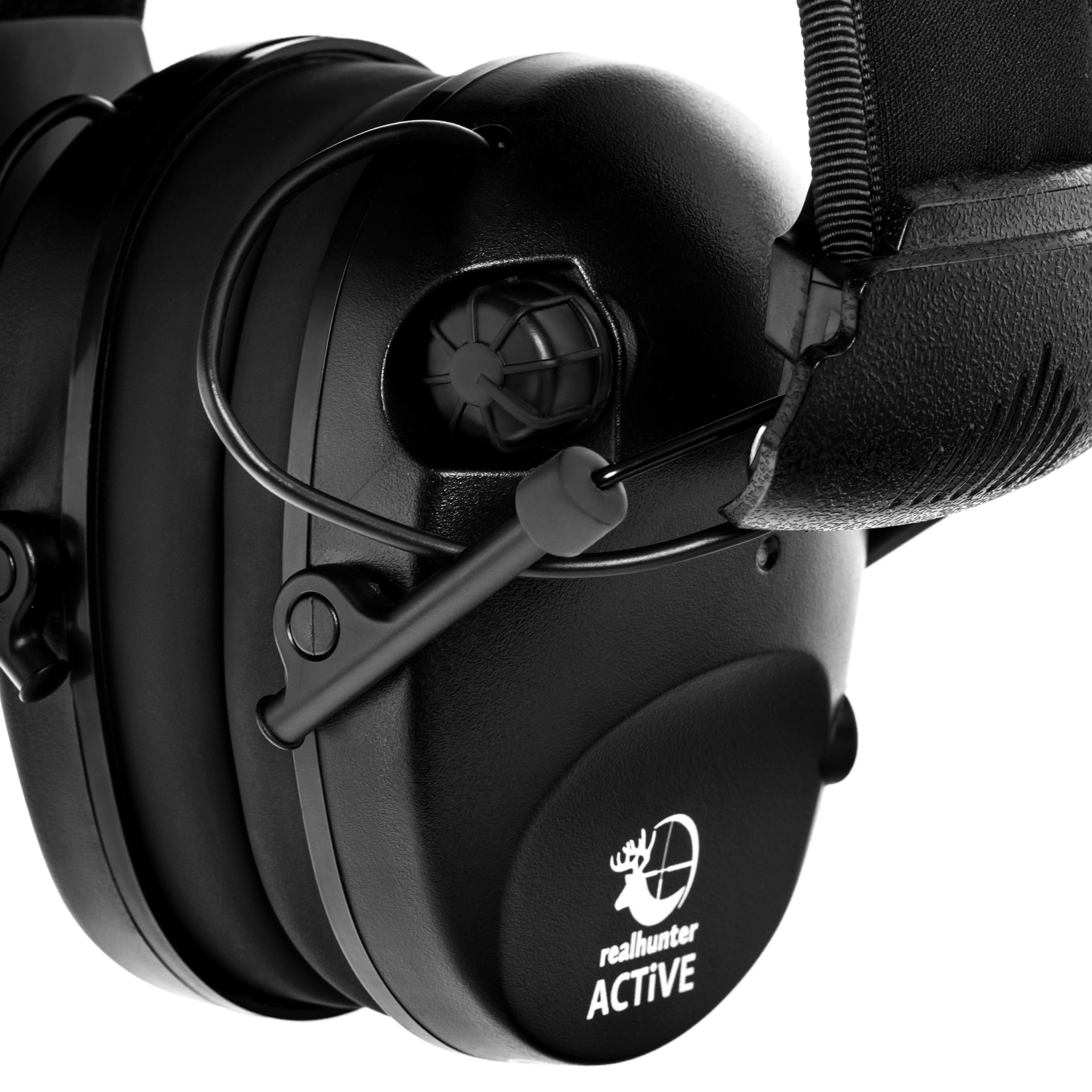 RealHunter Active Pro aktív hallásvédő szemüveggel - Black