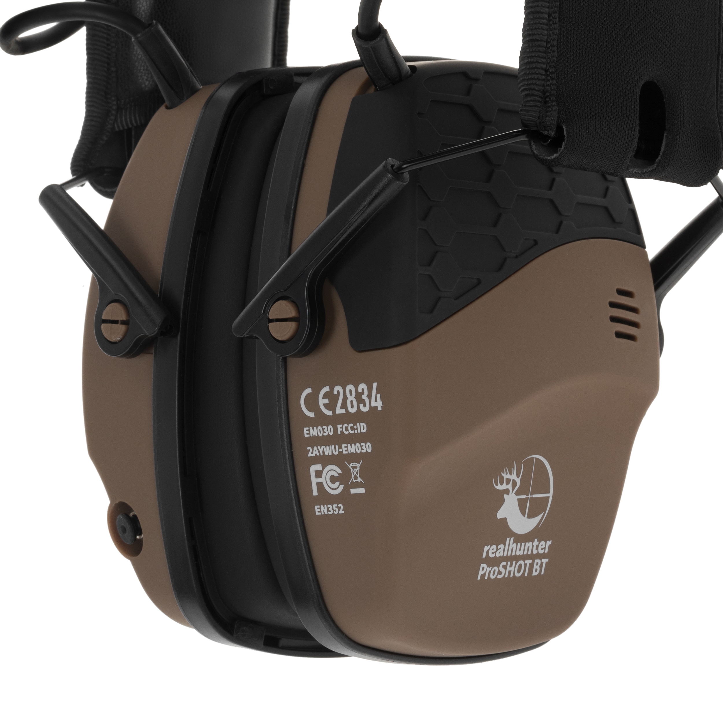 RealHunter Active ProSHOT BT aktív hallásvédő - Barna