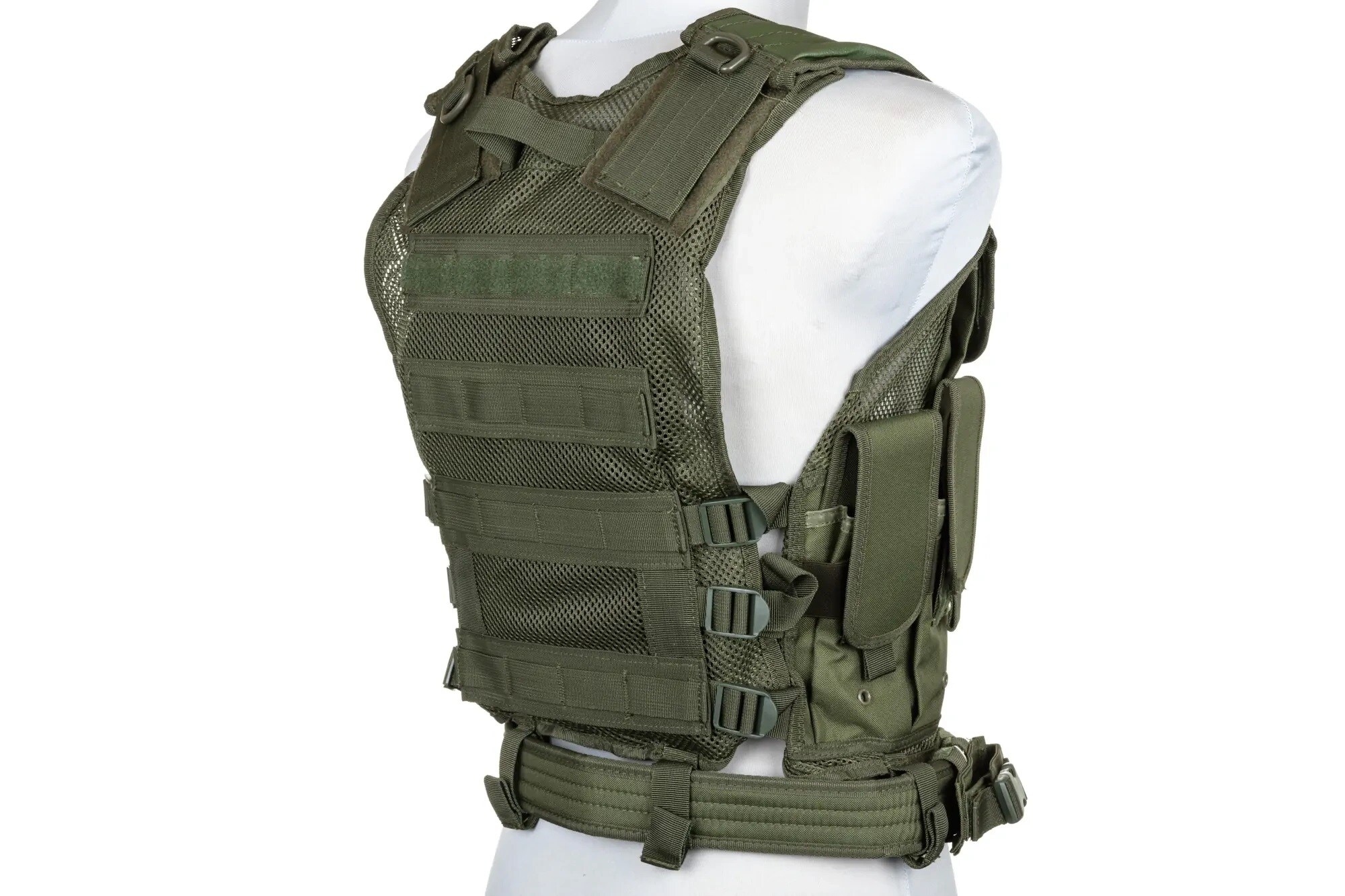 Cybergun Swiss Arms Tactical BT-4 taktikai mellény - Olive