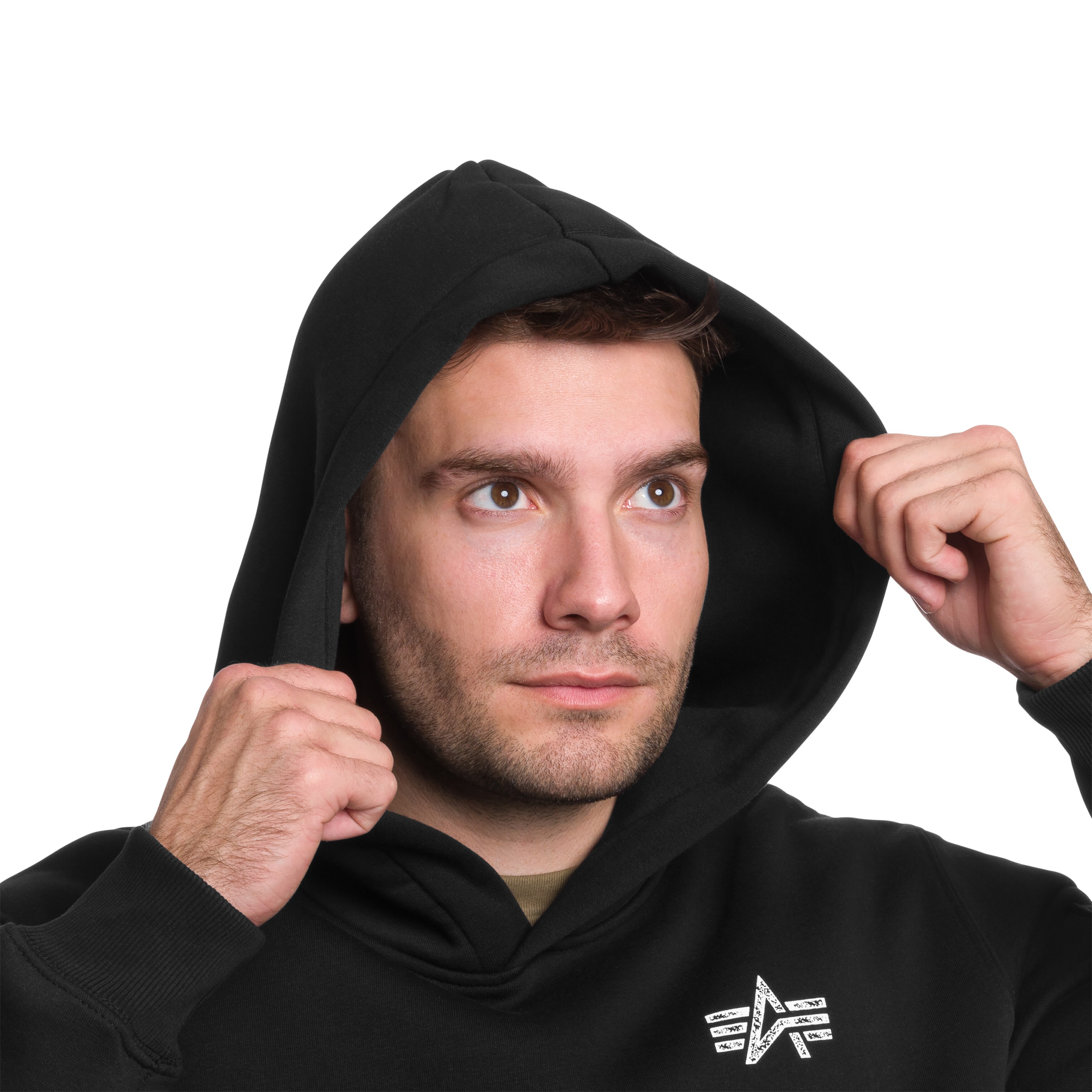 Alpha Industries Signature Back Print pulóver - Black