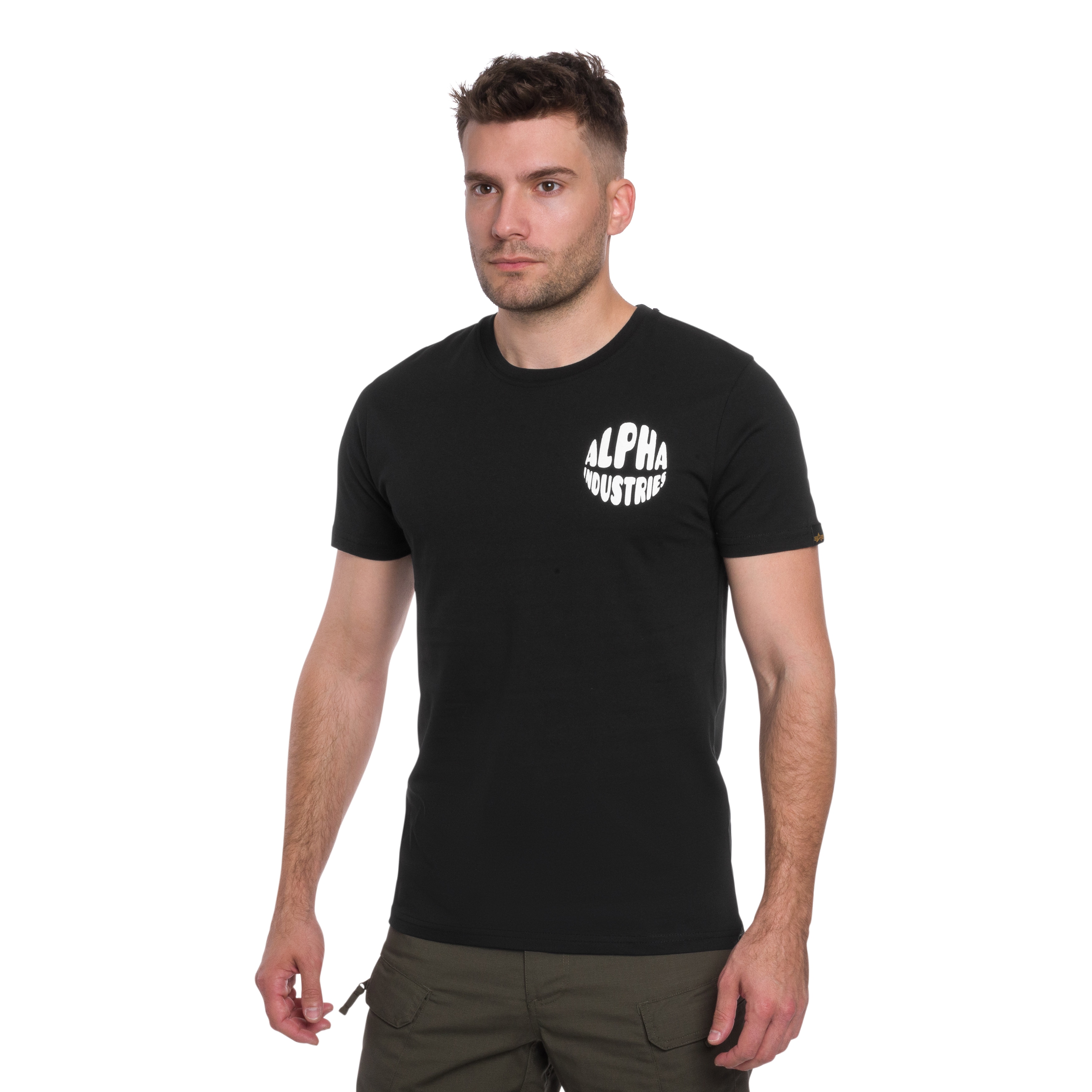 Alpha Industries Logo Back Print T-shirt póló - Black