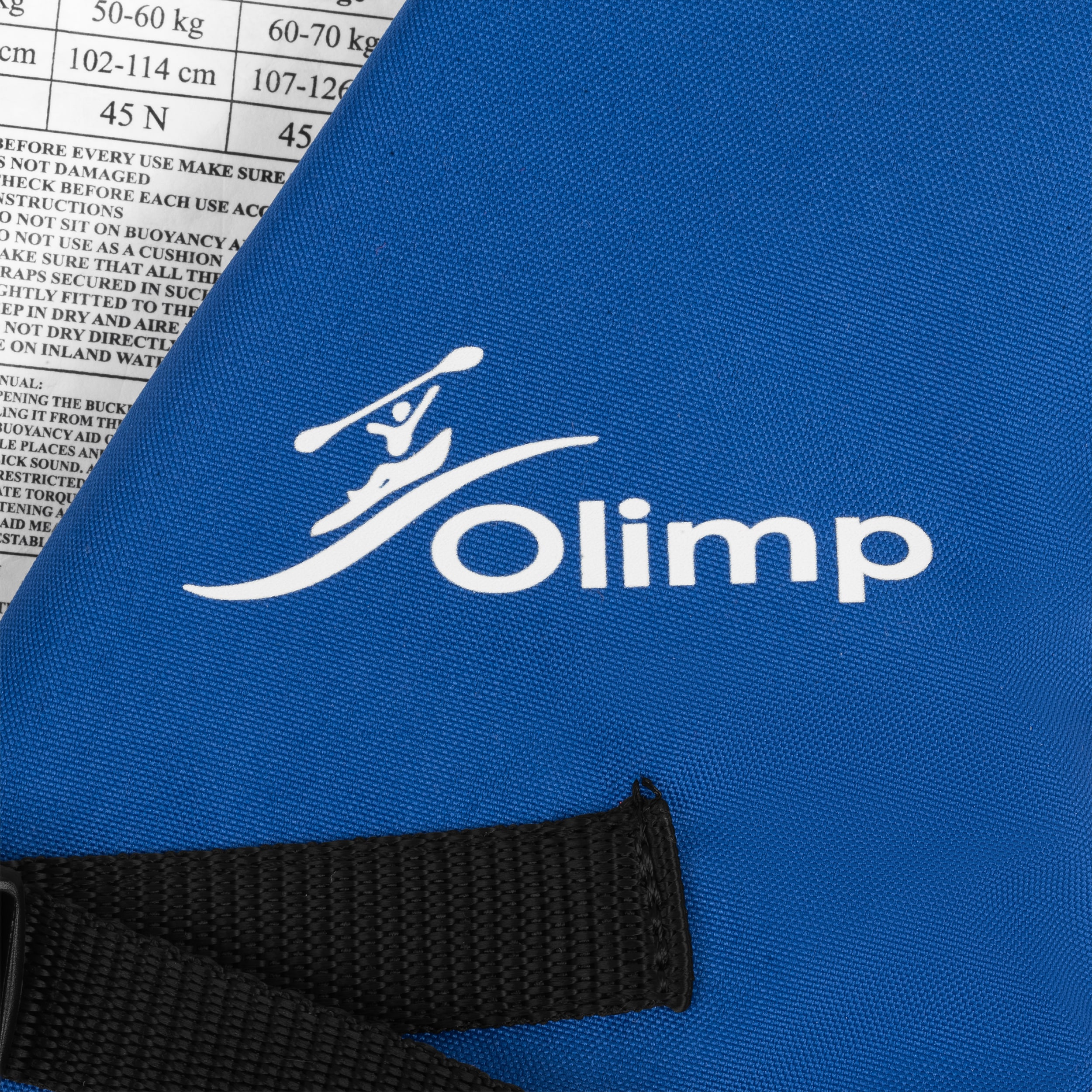 Olimp Standard 50N úszást segítő mellény - Fekete/Kék