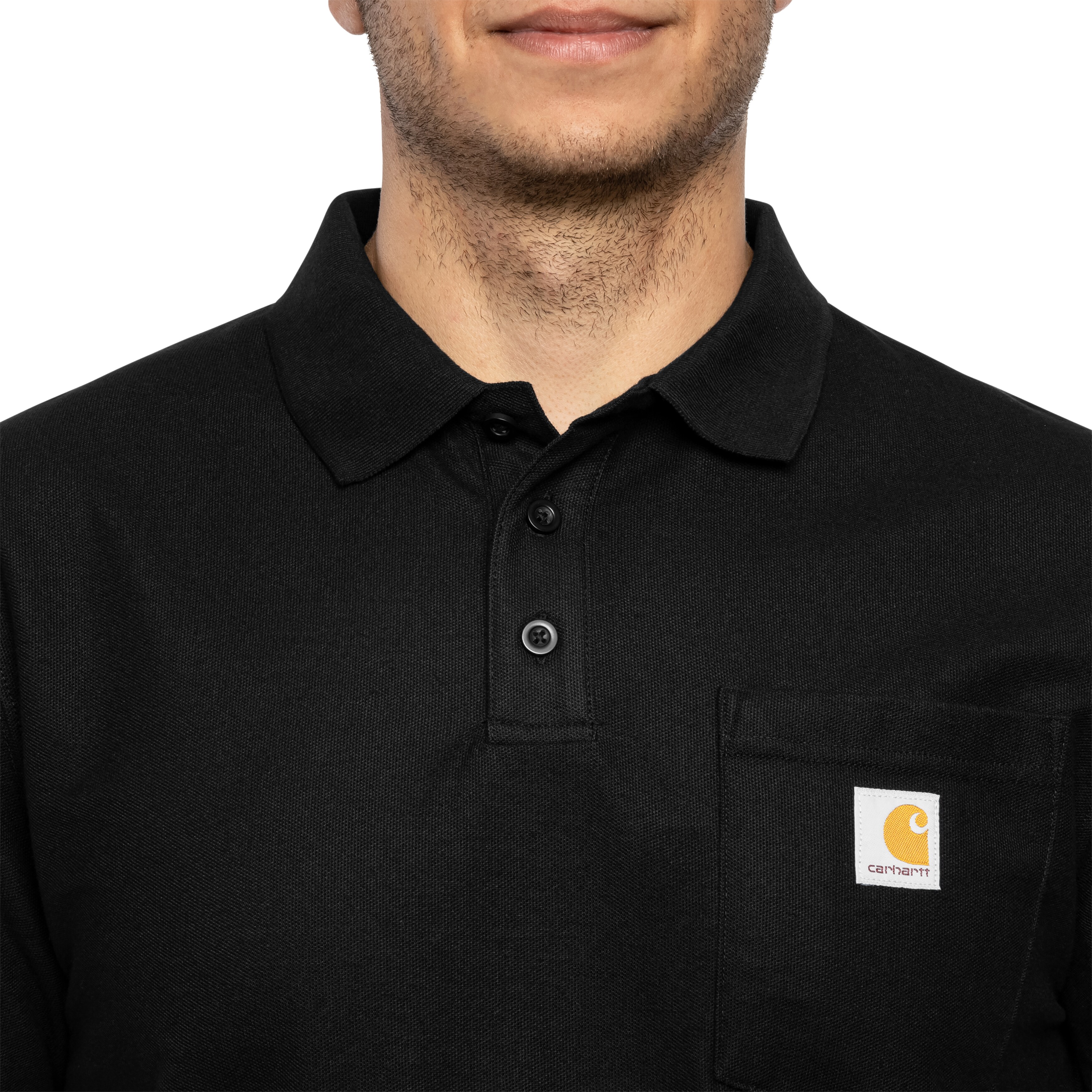 Carhartt Midweight Short Sleeve golfpóló - Black