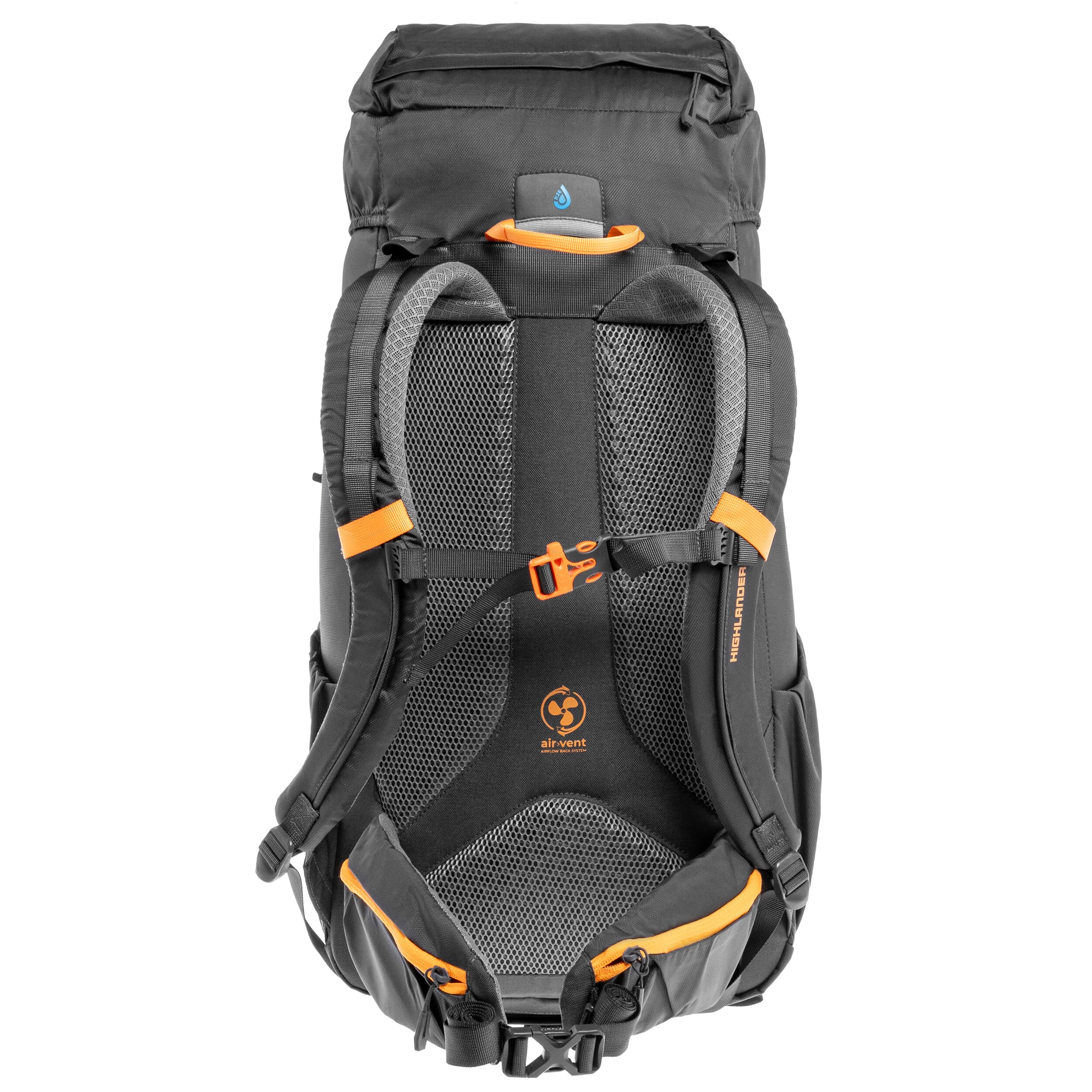 Highlander Outdoor Ivar Men hátizsák 40 l - Steel Grey
