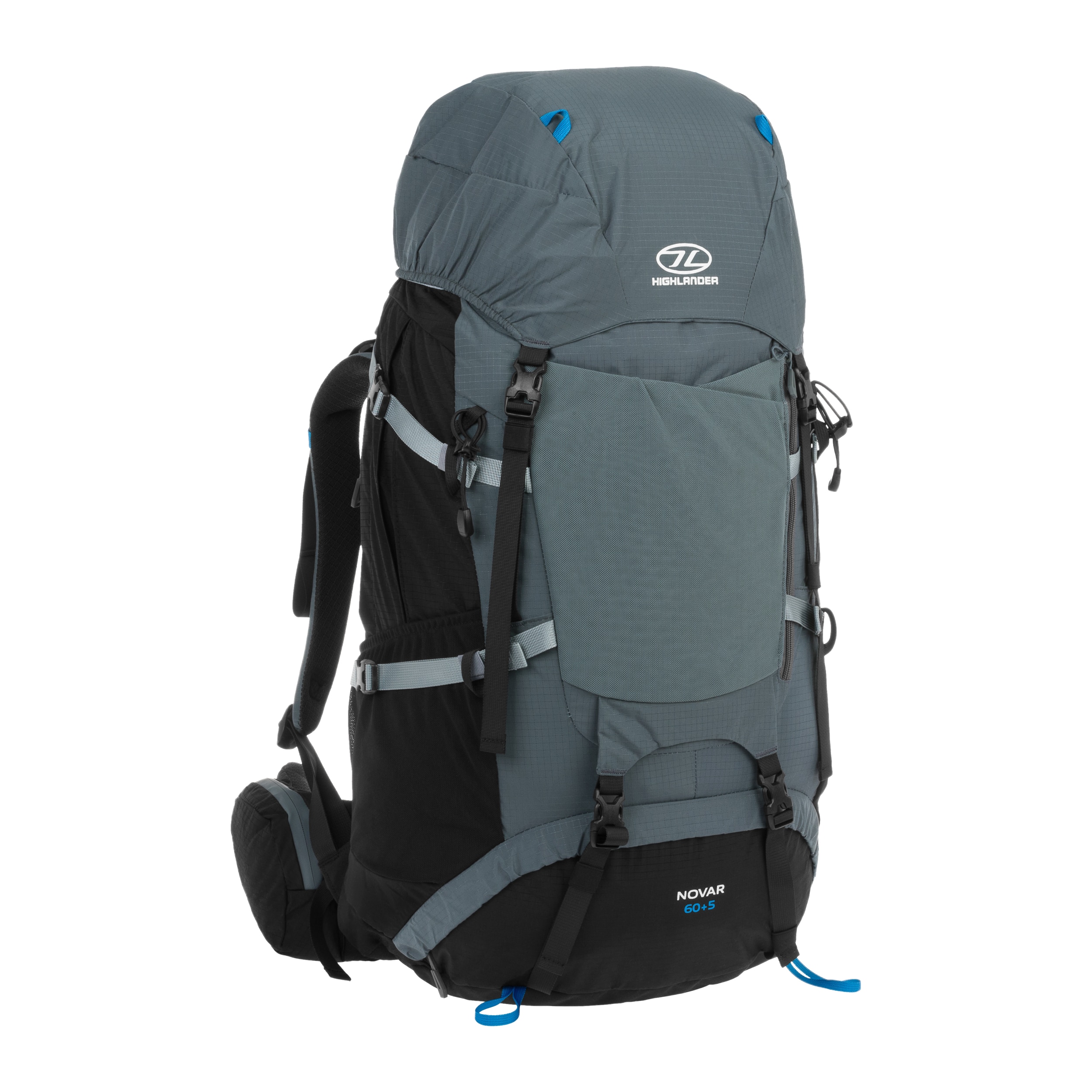 Highlander Outdoor Novar hátizsák 60+5 l - Dark Grey