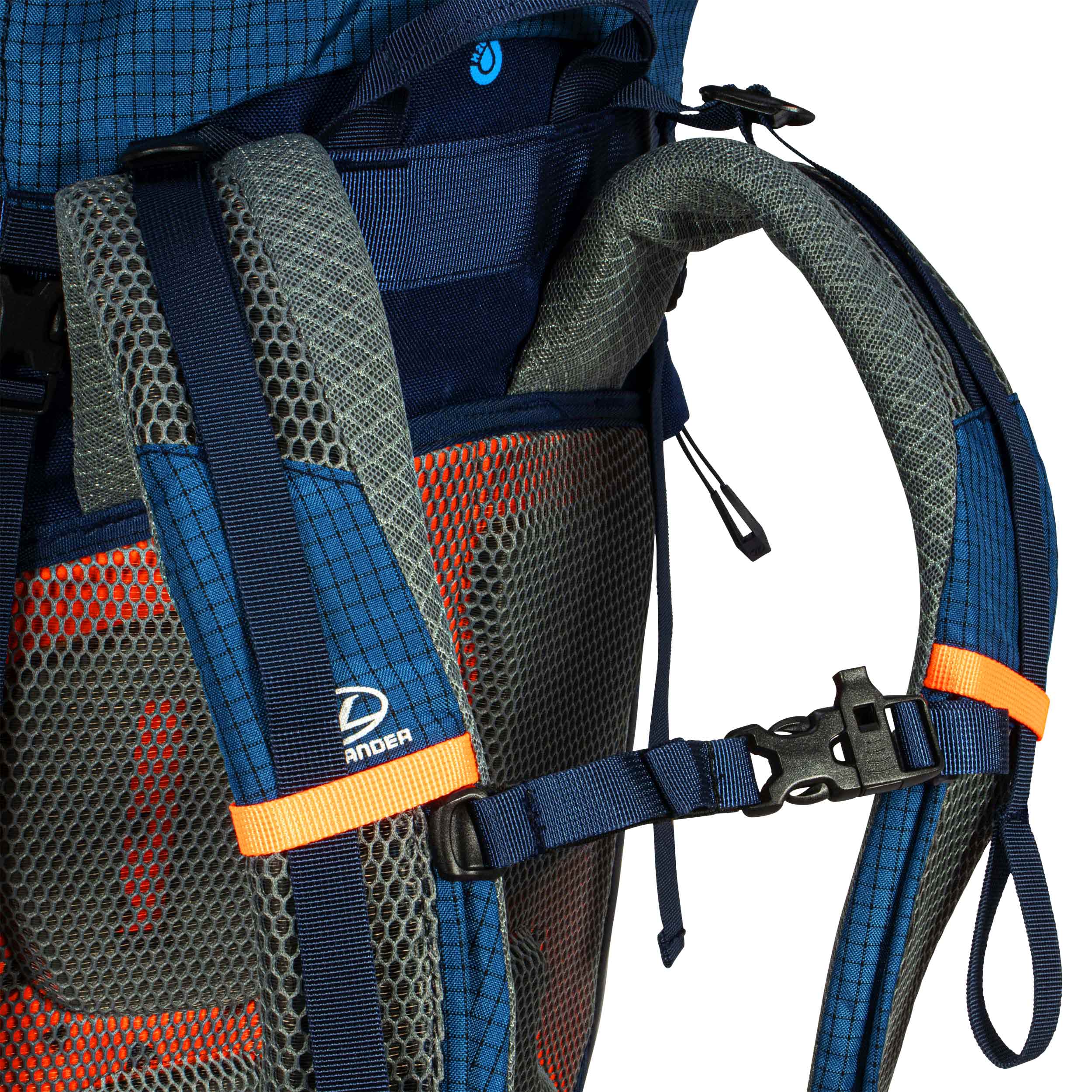 Highlander Outdoor Vulkan hátizsák 45 l - Navy Blue