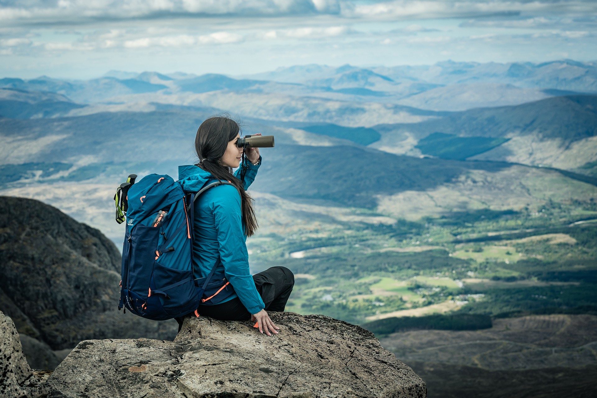 Highlander Outdoor Vulkan hátizsák 45 l - Navy Blue