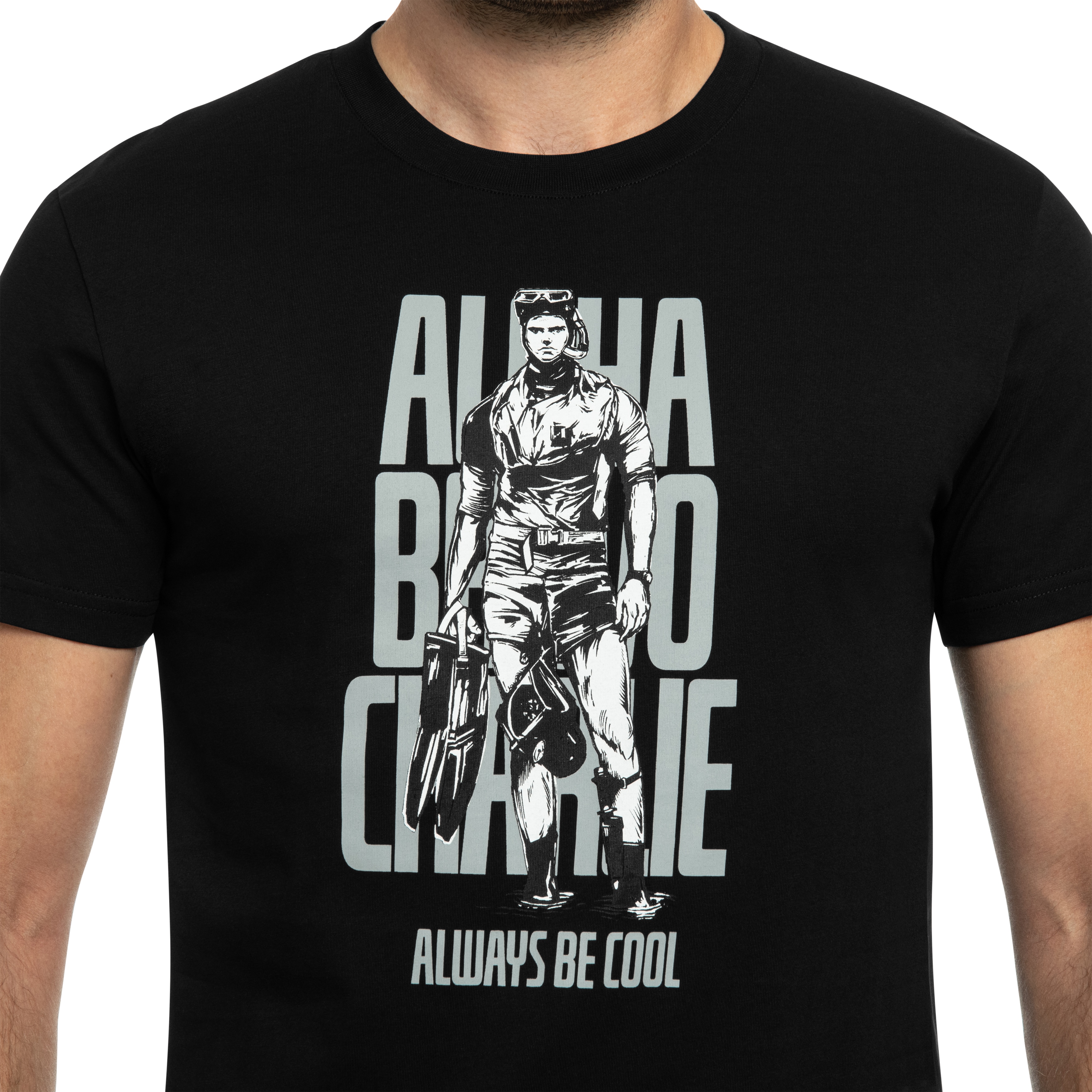 Helikon ABC Alfa Bravo Charlie T-shirt póló - Black
