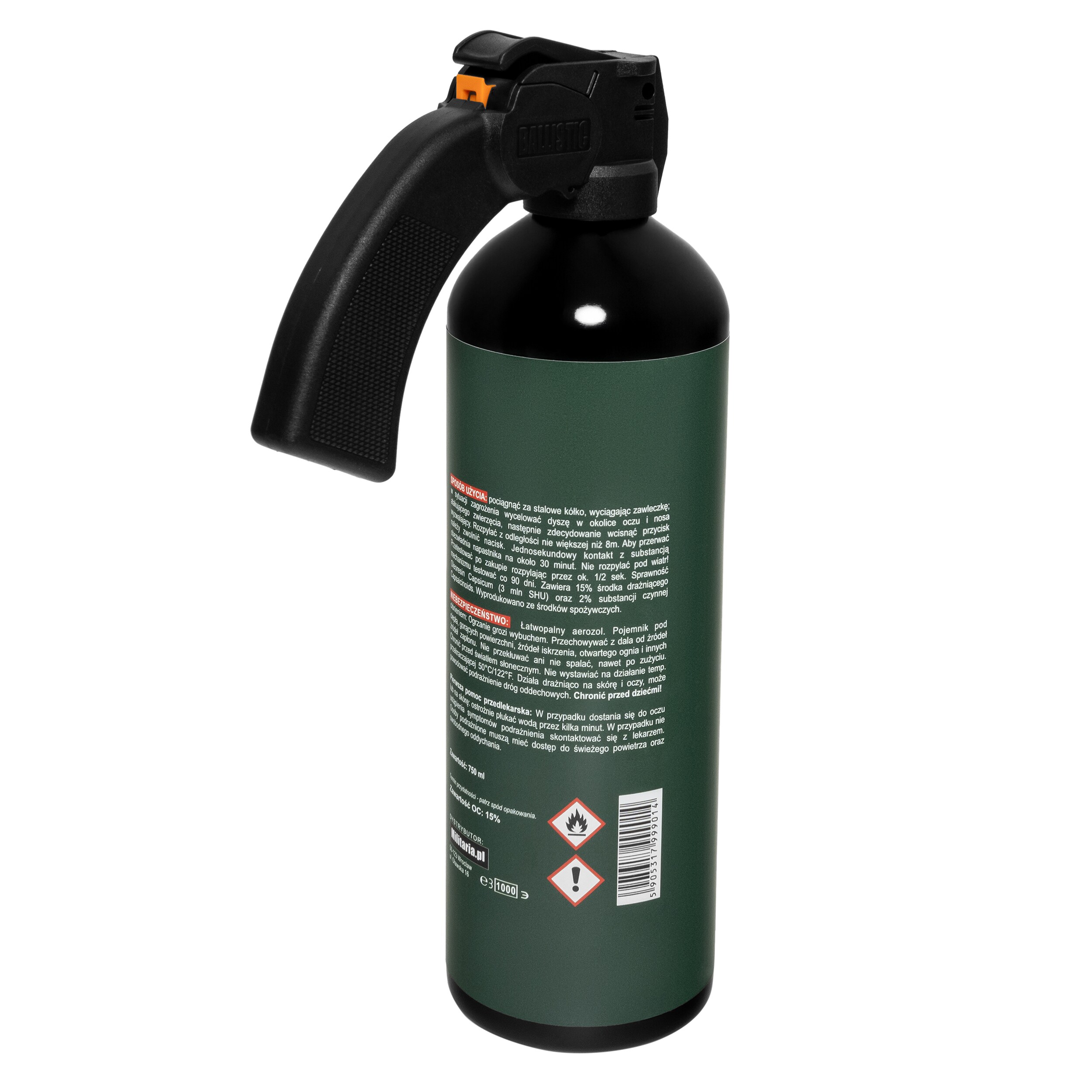 Wilderness Bears&Wolves farkas és medve elleni borsspray 1000 ml - szórófej (DE)
