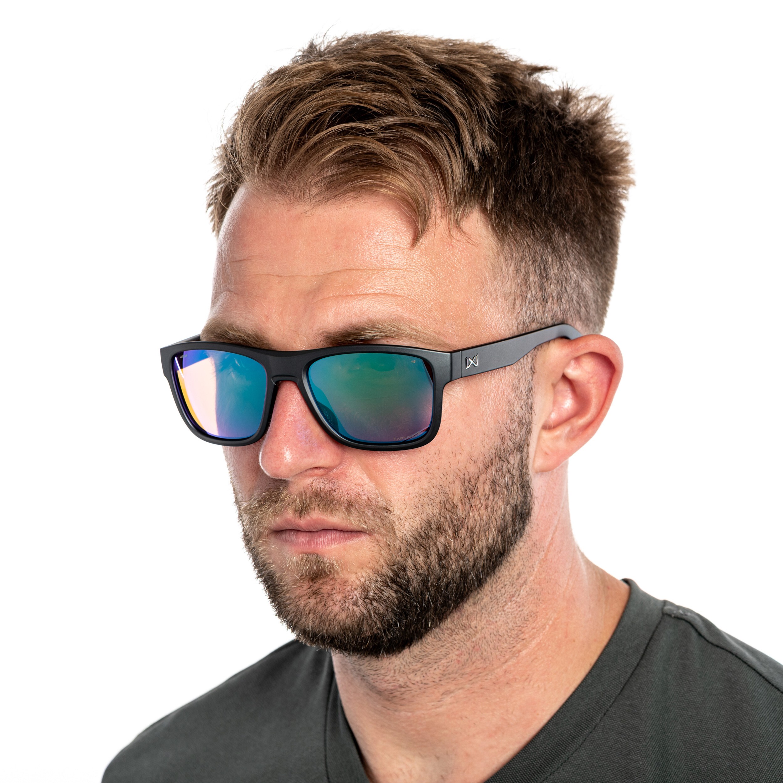 Wiley X Ovation szemüveg - Captive Polarized Green Mirror/Matte Graphite