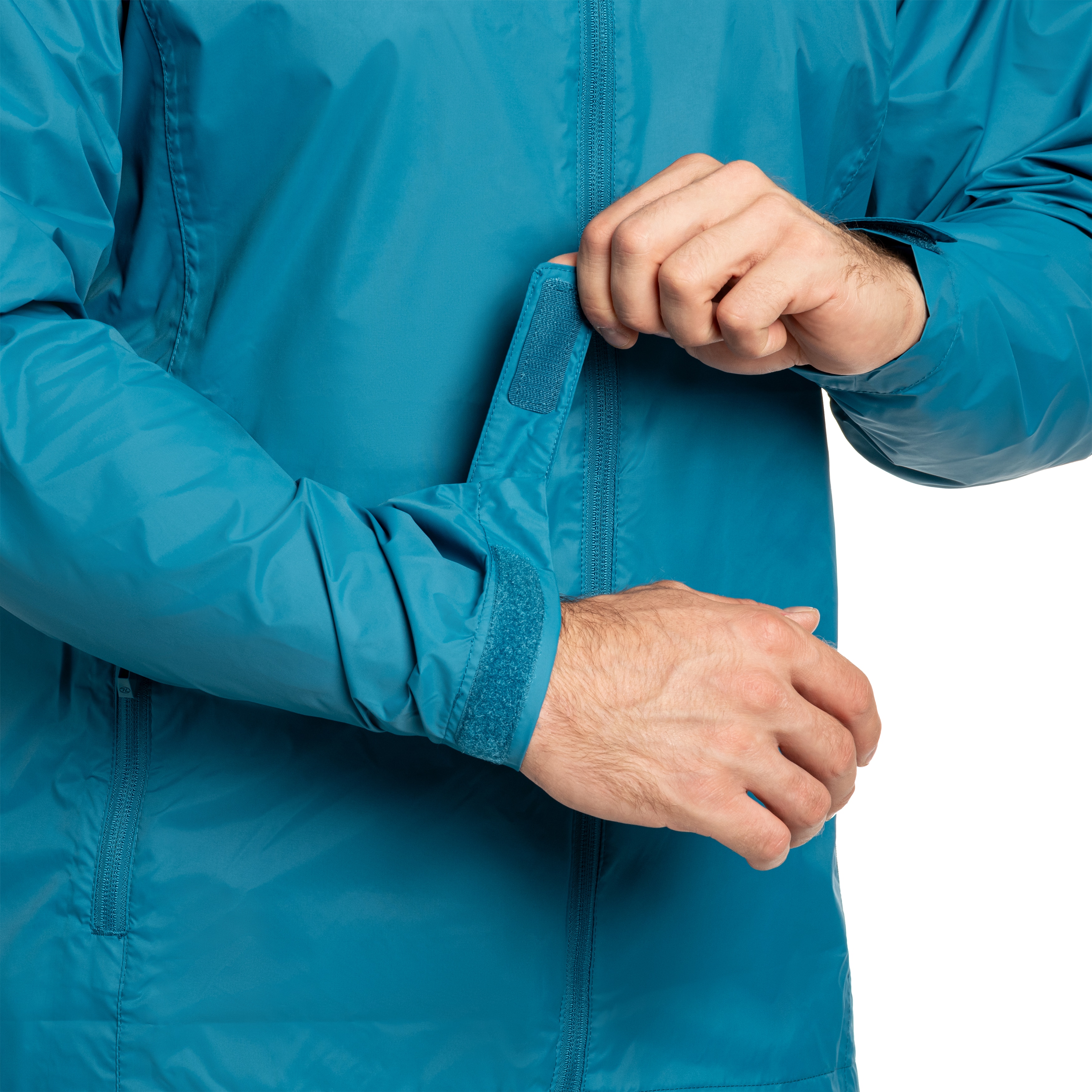 Highlander Outdoor Stow & Go Pack Away V2 kabát - Petrol Blue