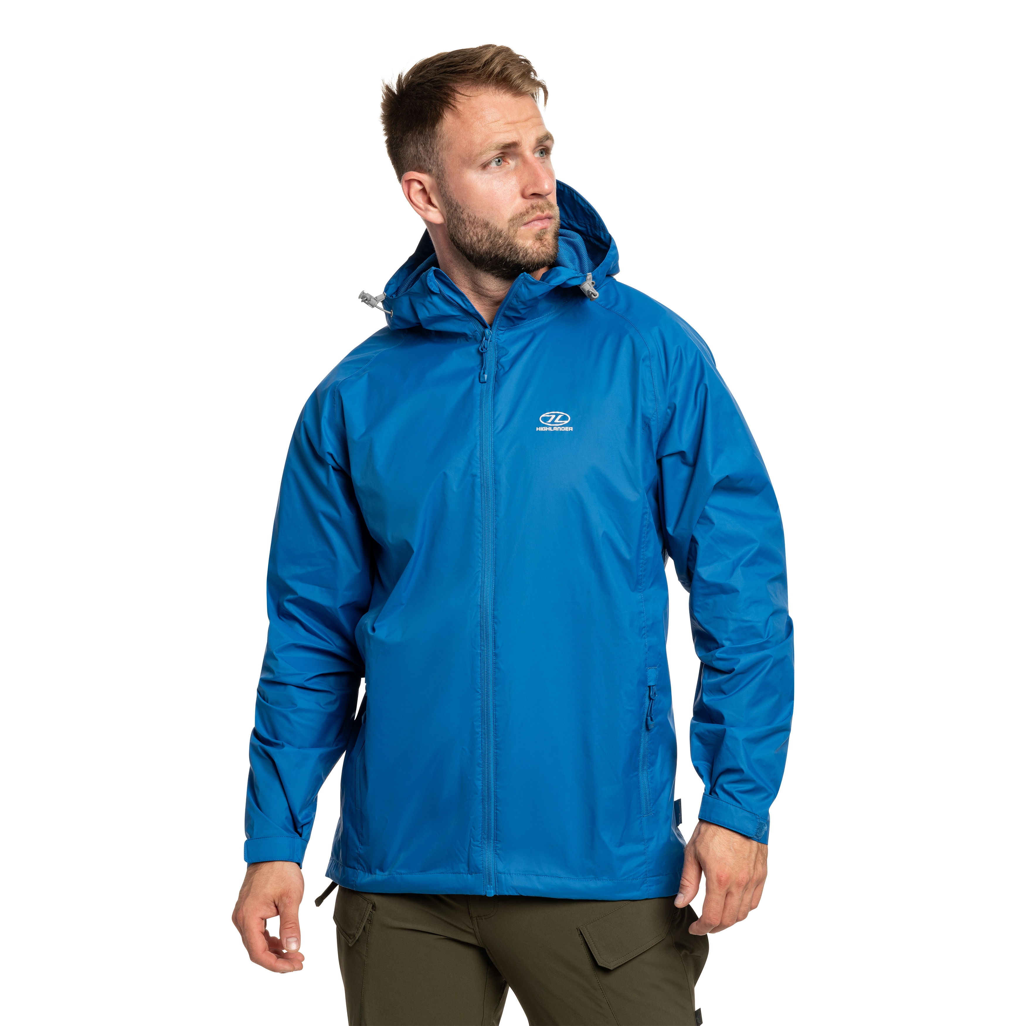 Highlander Outdoor Stow & Go Pack Away V2 kabát - Blue