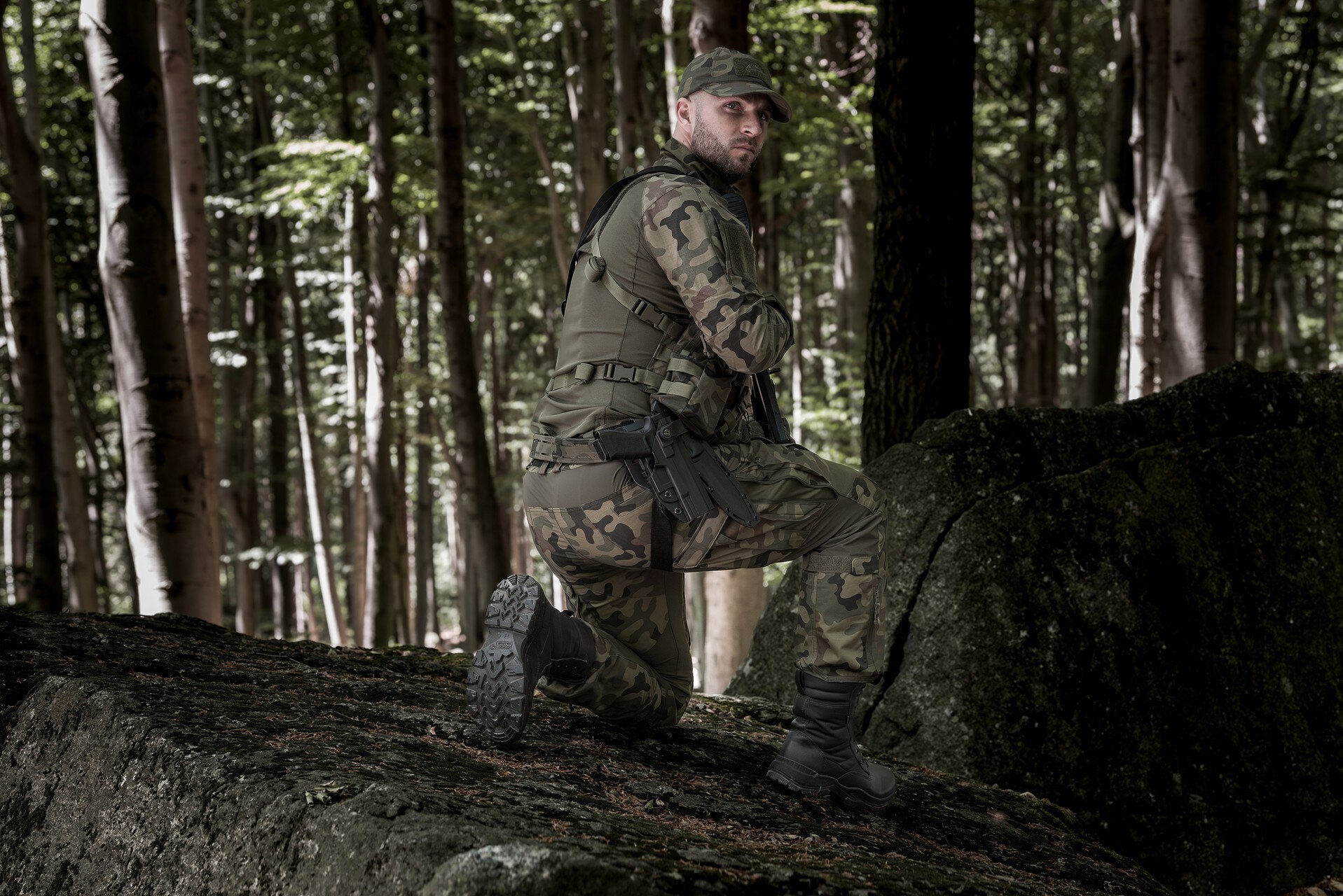 Serval Grom bakancs - Fekete