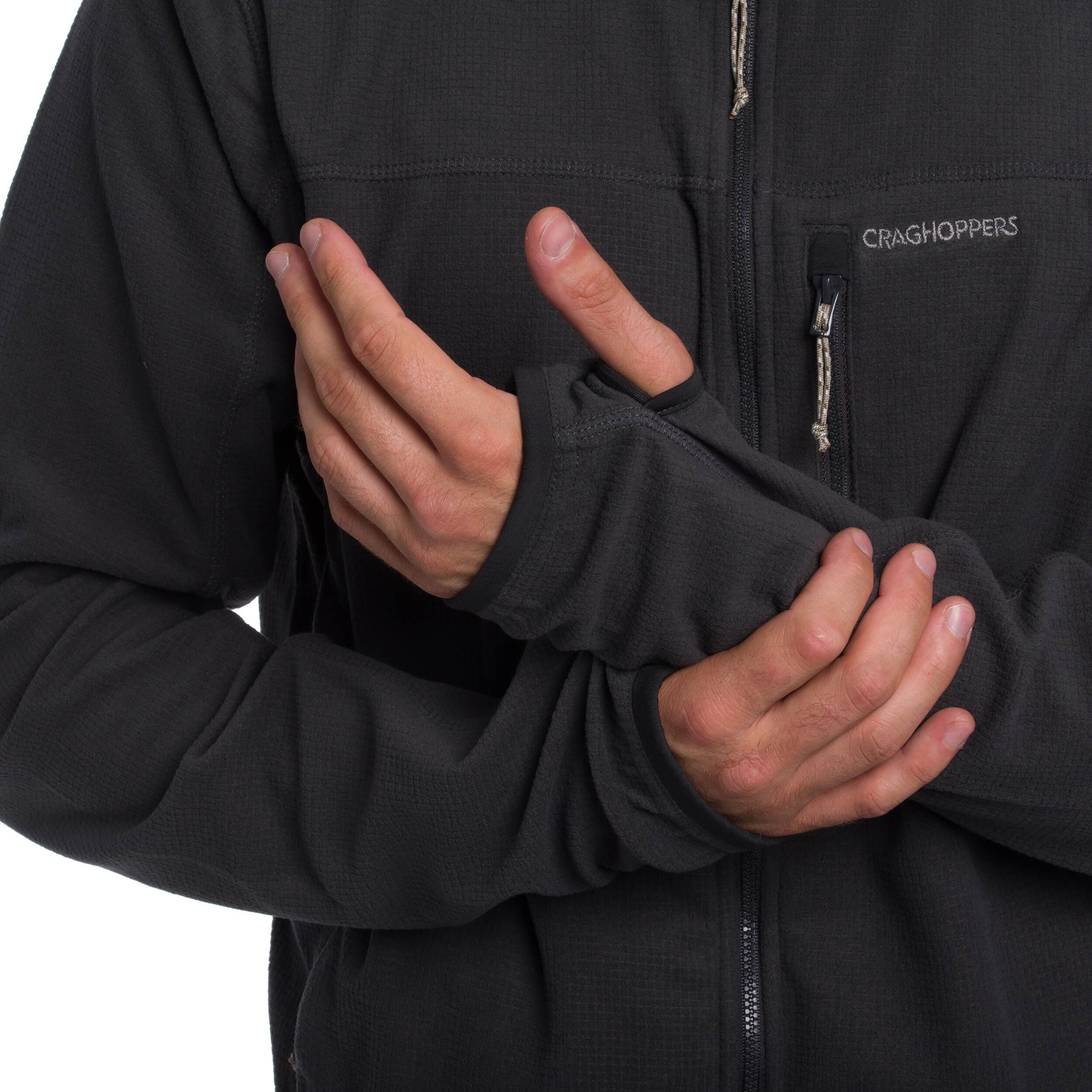 Craghoppers NosiLife Spry Jacket polár pulóver - Black Pepper