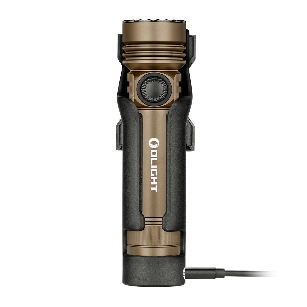 Olight Seeker 4 Pro Cool White taktikai keresőlámpa Desert Tan - 4600 lumen