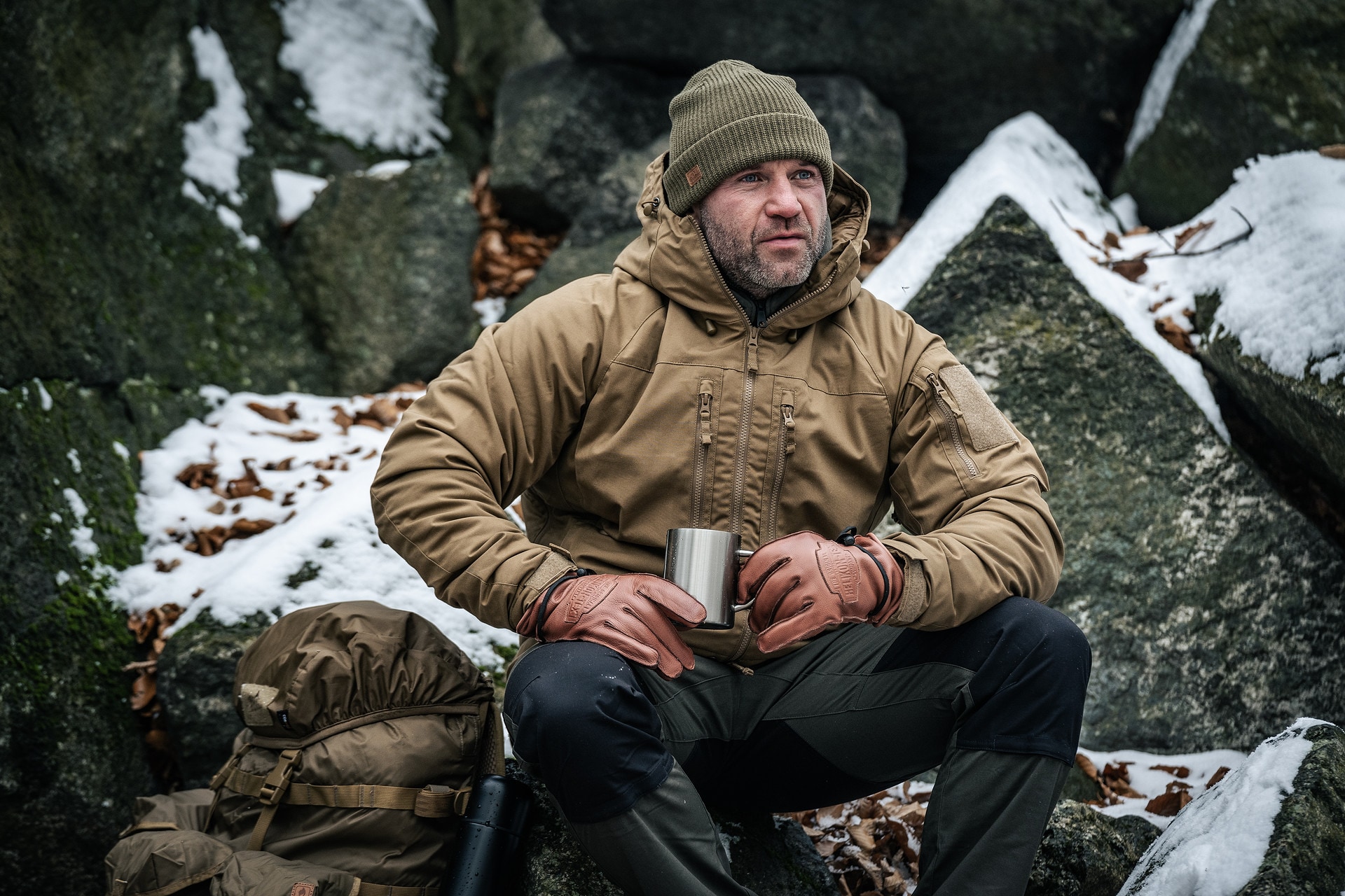 Badger Outdoor Steel Boy hőtartó bögre 400 ml - Silver