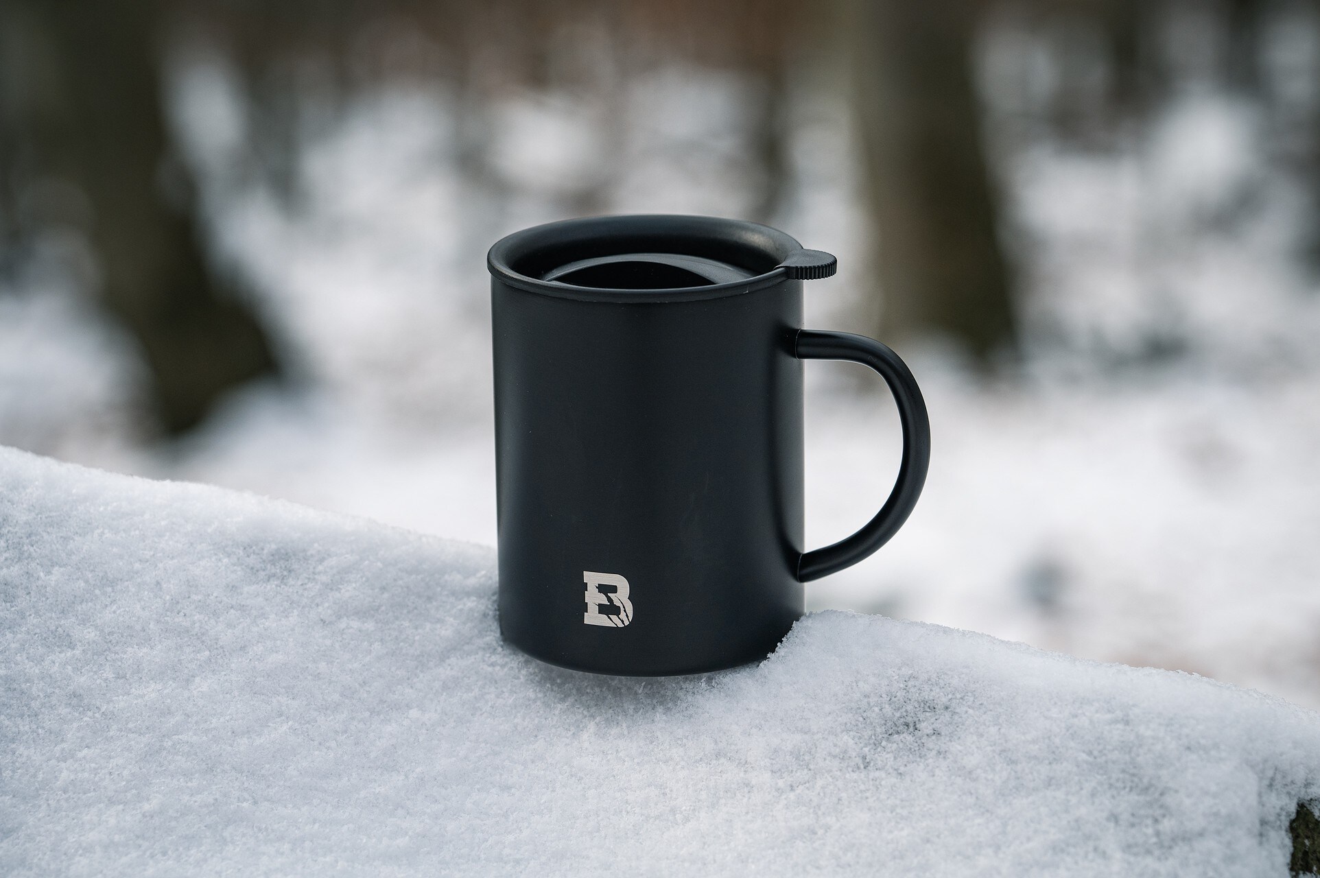 Badger Outdoor Steel Boy hőtartó bögre 400 ml - Black