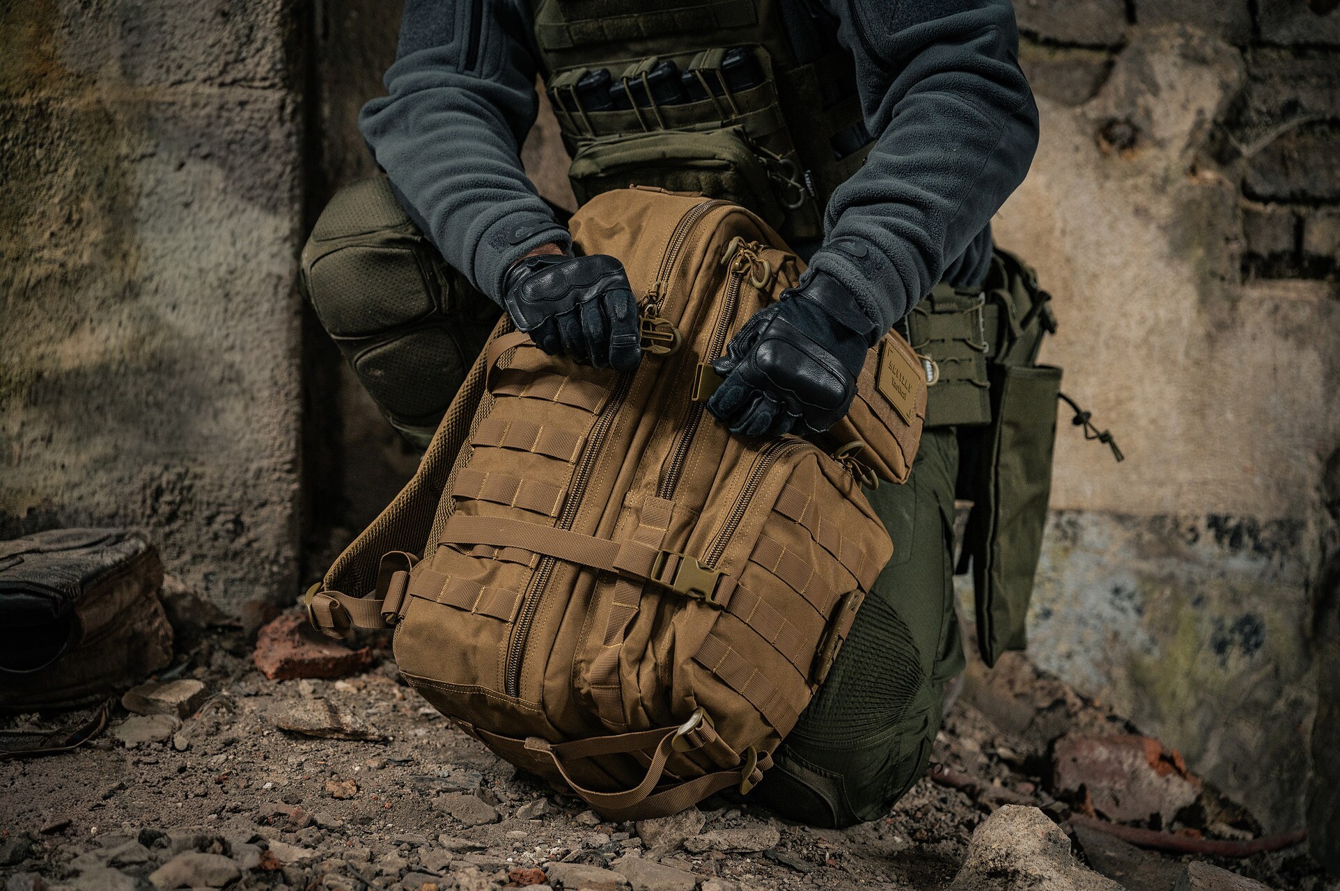 Brytzky Tactical Polygon Large hátizsák 36 l - Coyote
