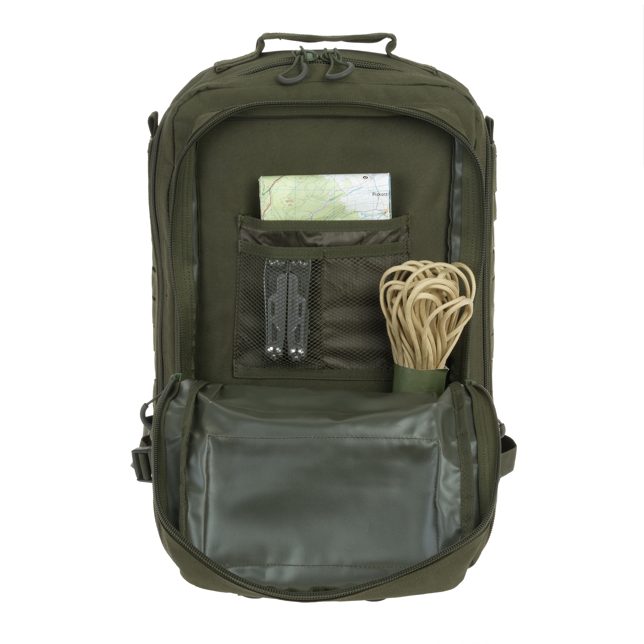 Brytzky Tactical Polygon Large Laser Cut hátizsák  36 l - Olive
