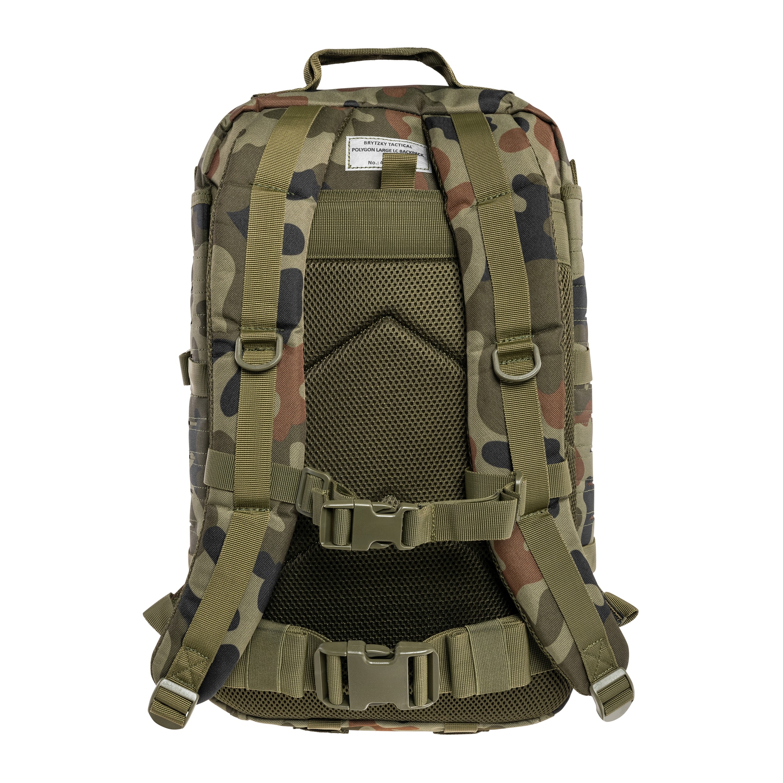 Brytzky Tactical Polygon Large Laser Cut hátizsák 36 l - wz.93 Pantera PL Woodland