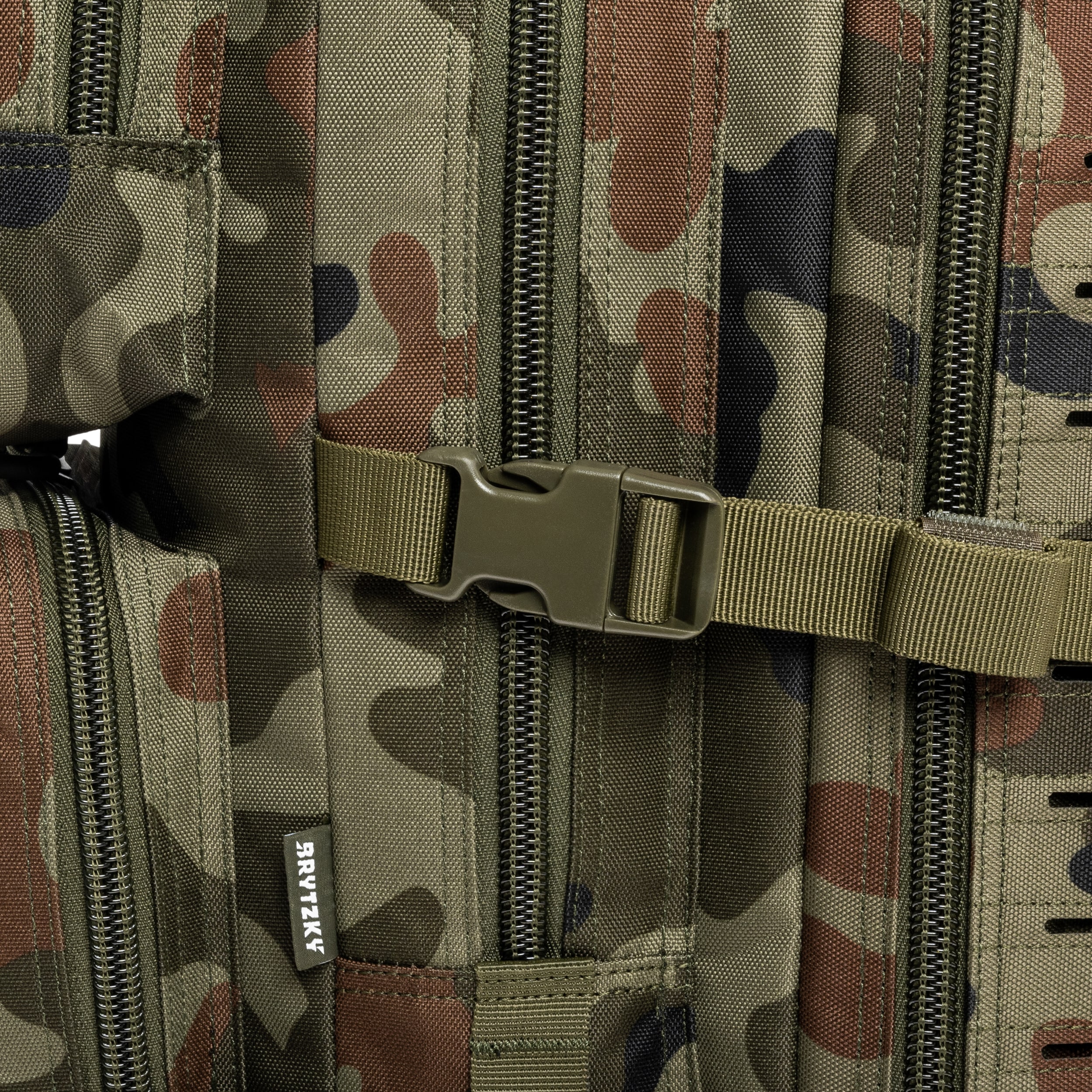 Brytzky Tactical Polygon Large Laser Cut hátizsák 36 l - wz.93 Pantera PL Woodland
