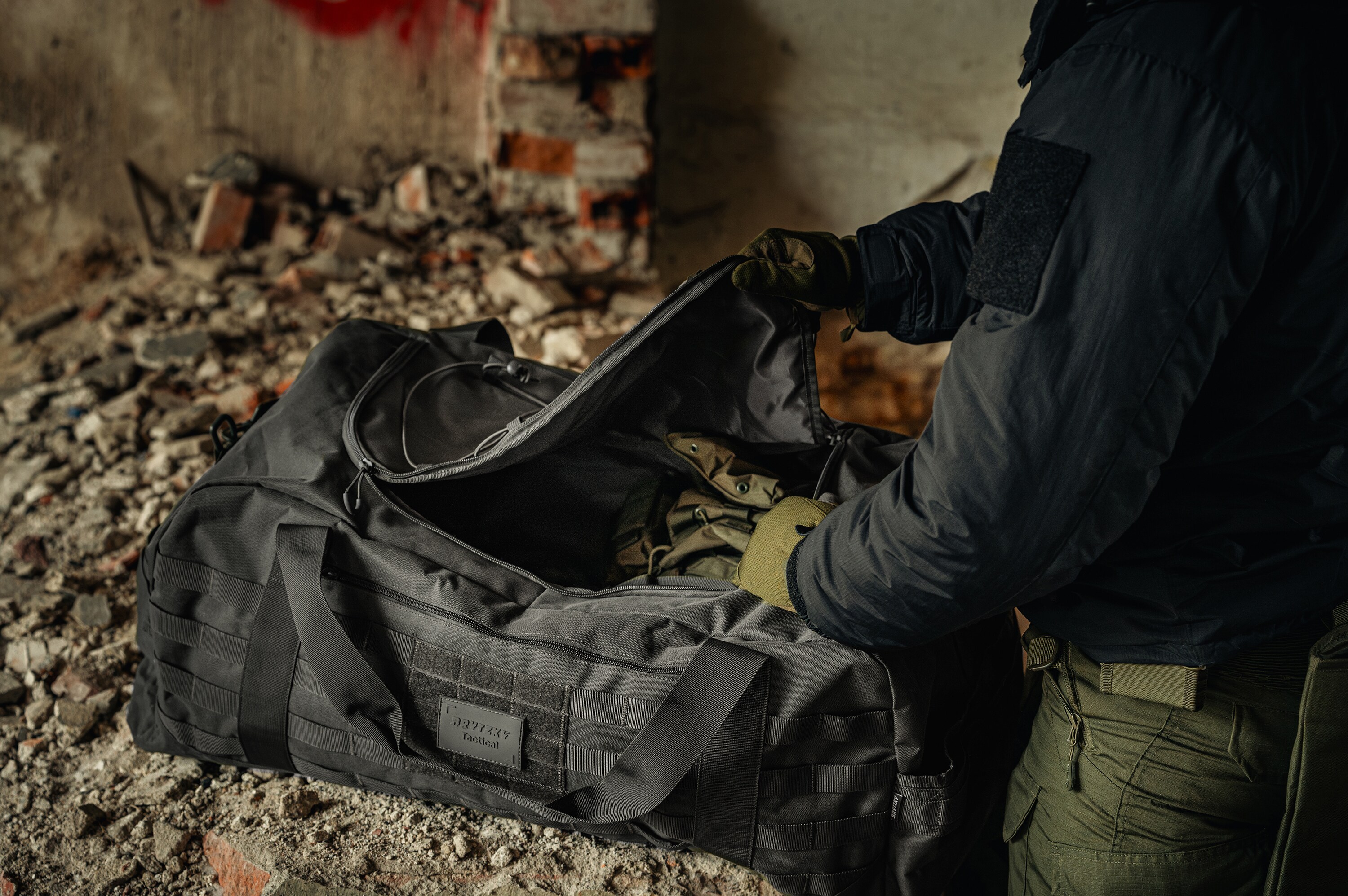 Brytzky Tactical Garrison felszereléstáska 100 l - Black