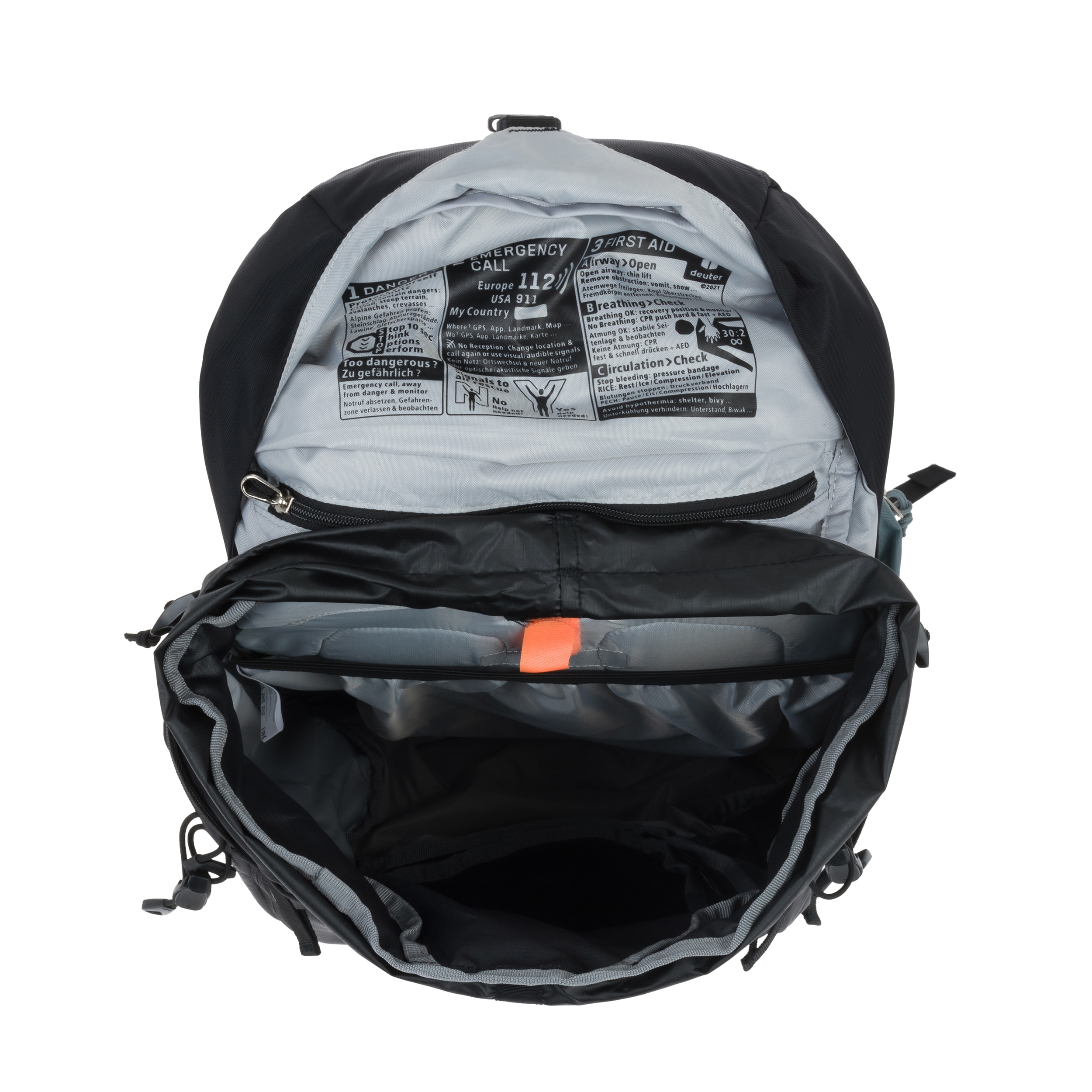 Deuter Trail hátizsák 30 l - Black/Shale