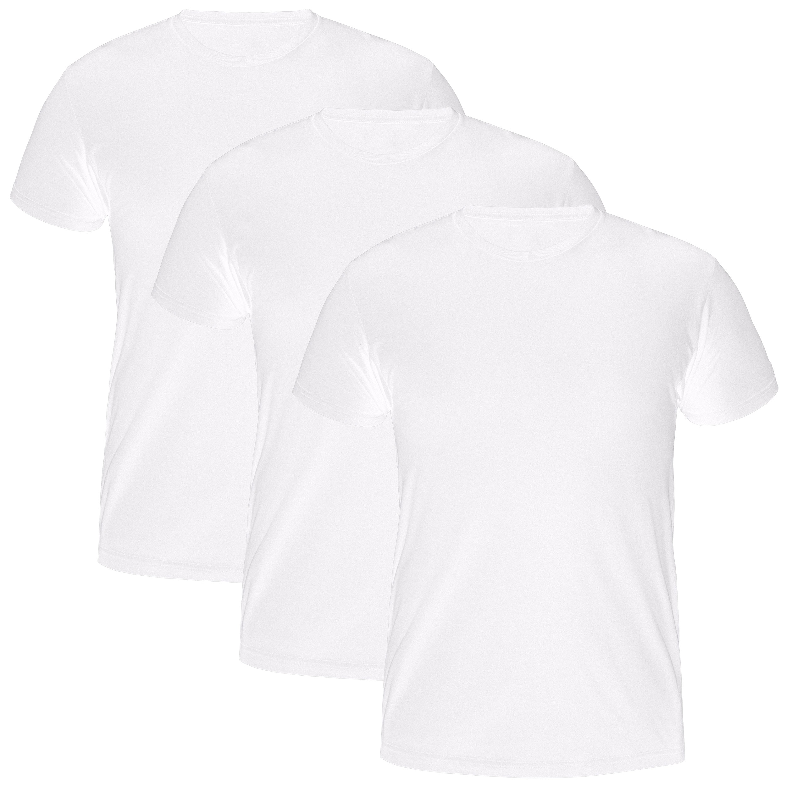 T-shirt katonai póló - White - 3 db