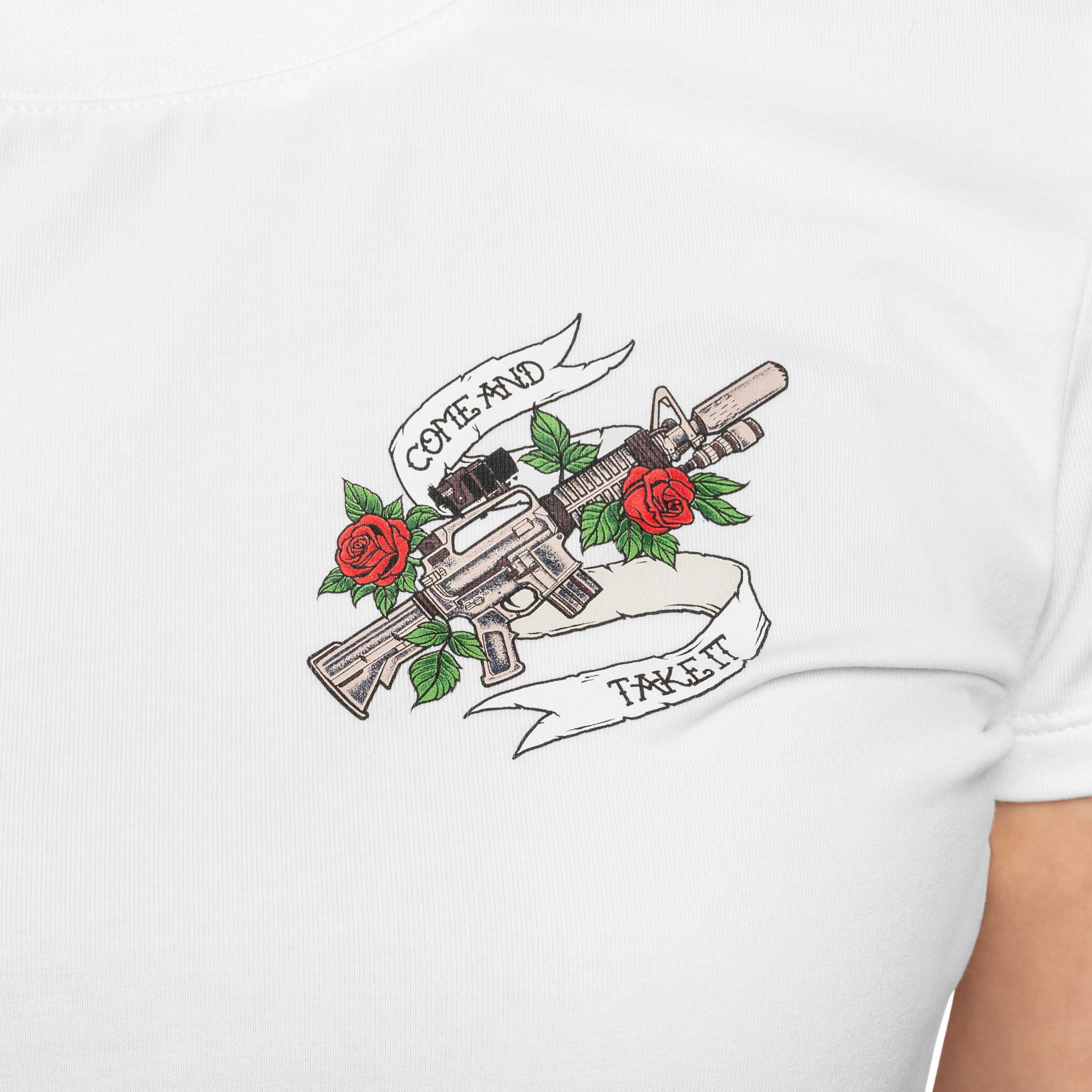 Helikon Come And Take It Slim T-shirt női póló - White