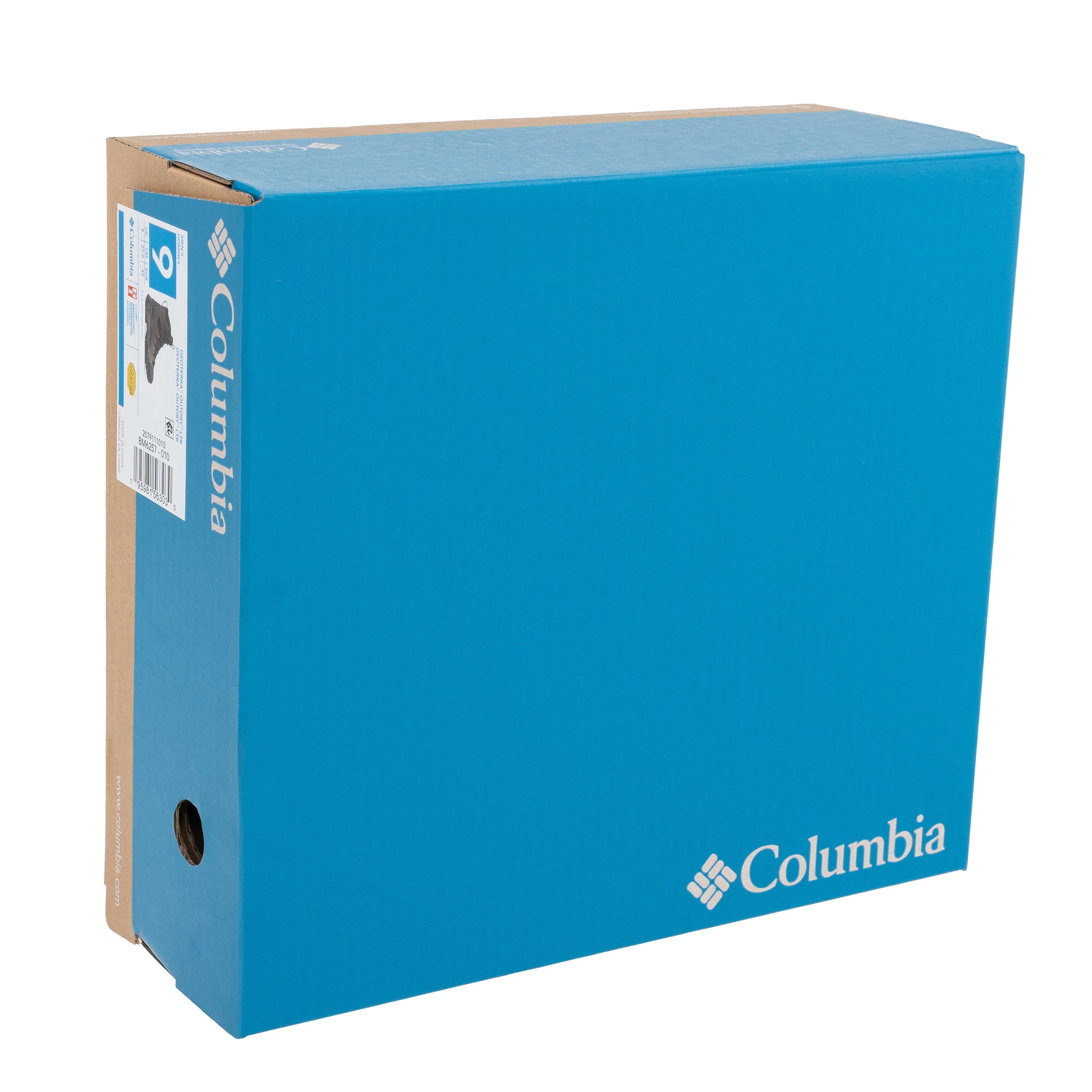 Columbia GeoTerra OutDry Leather bakancs - Black/Spice