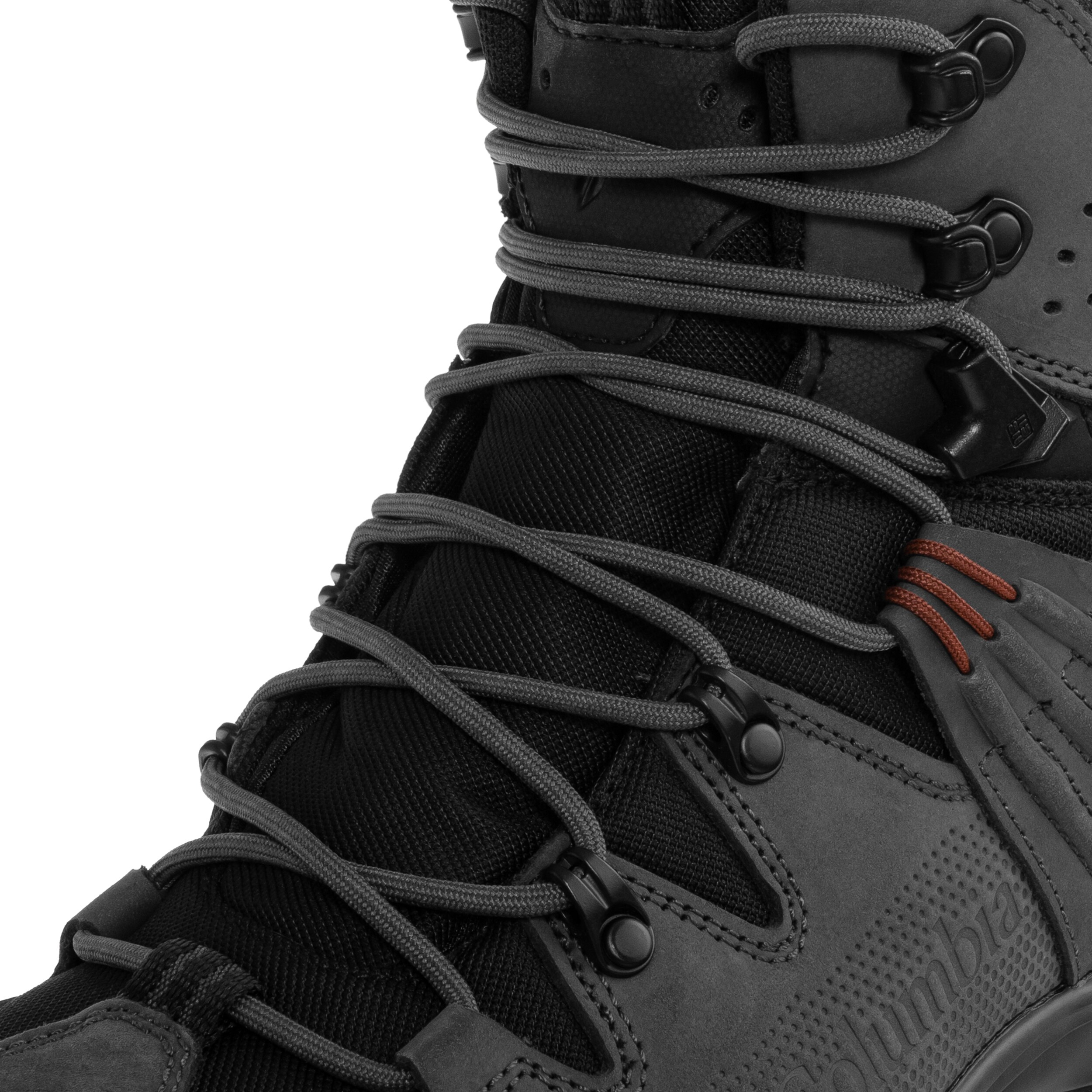 Columbia GeoTerra OutDry Leather bakancs - Black/Spice