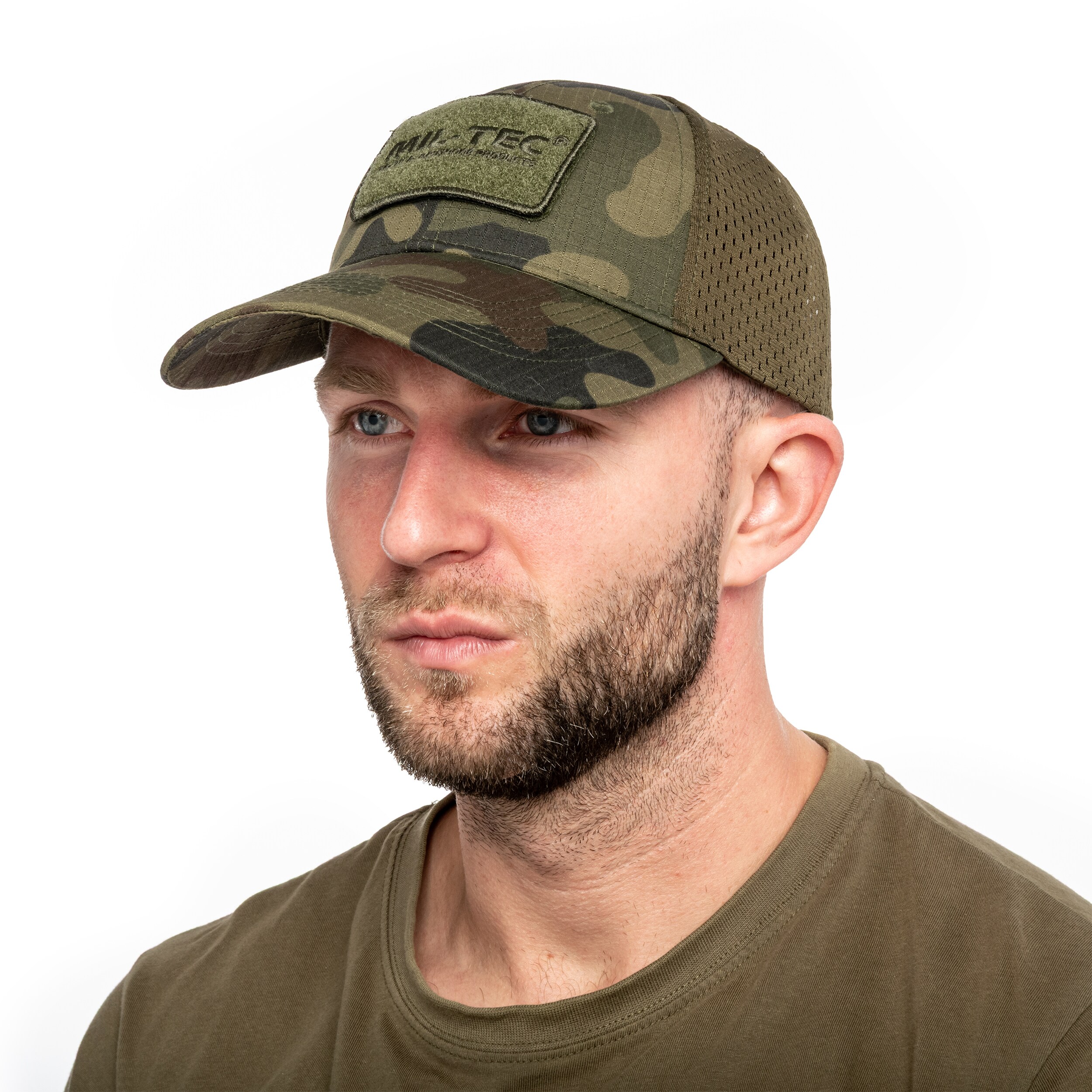 Mil-Tec Net Baseball Cap baseball sapka - wz.93 Pantera PL Woodland