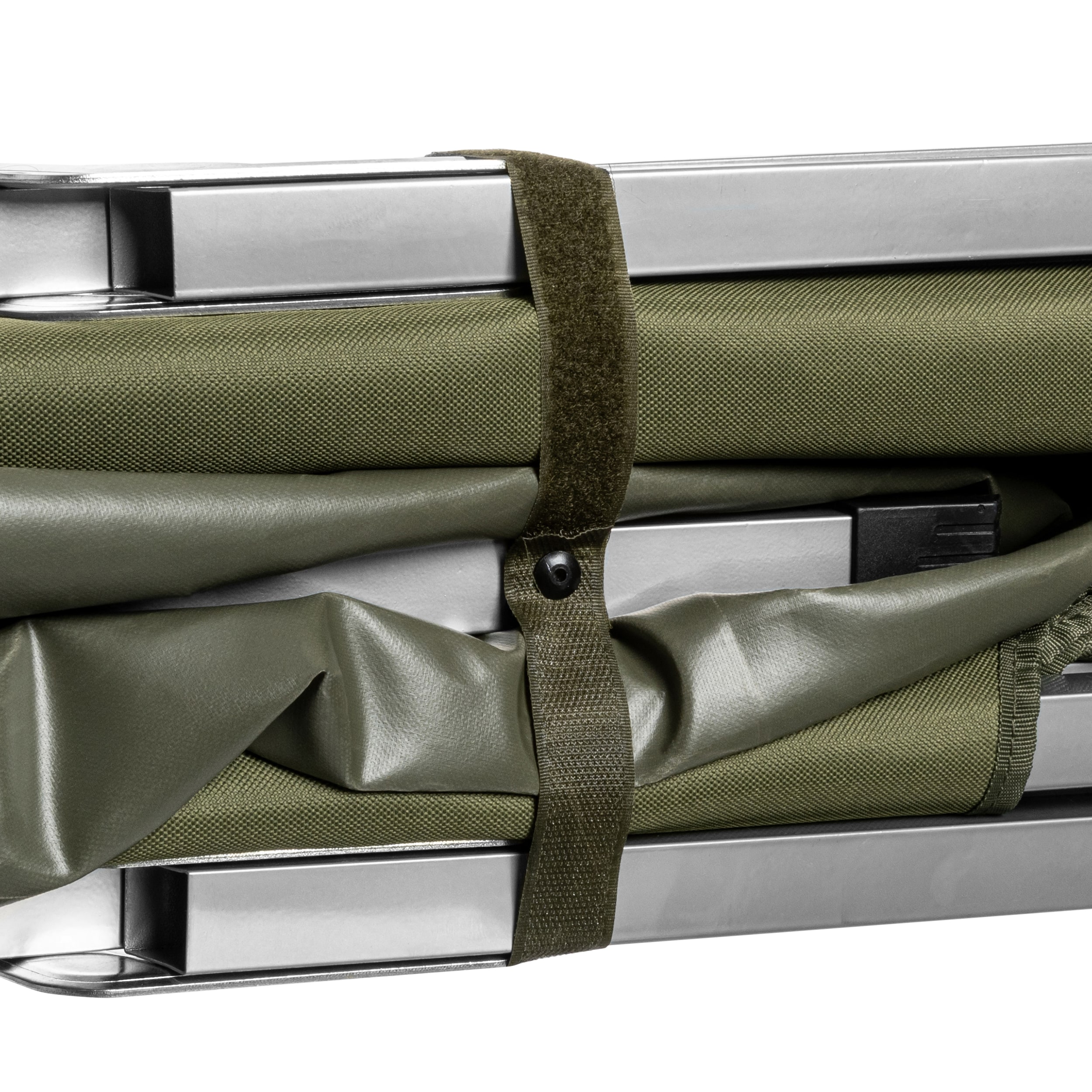 Mil-Tec US Style acél összecsukható kempingágy Olive - 190 x 65 cm