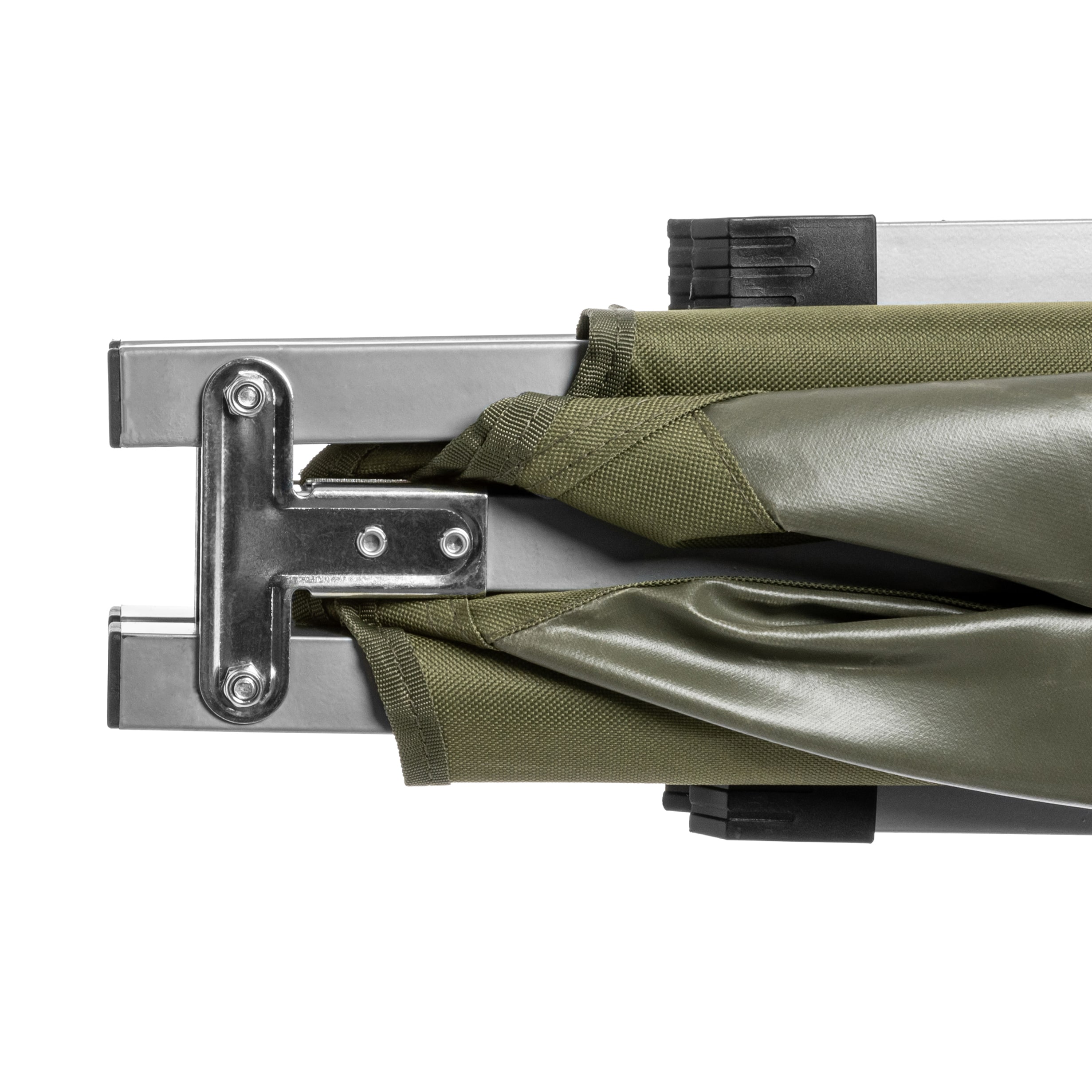 Mil-Tec US Style acél összecsukható kempingágy Olive - 190 x 65 cm