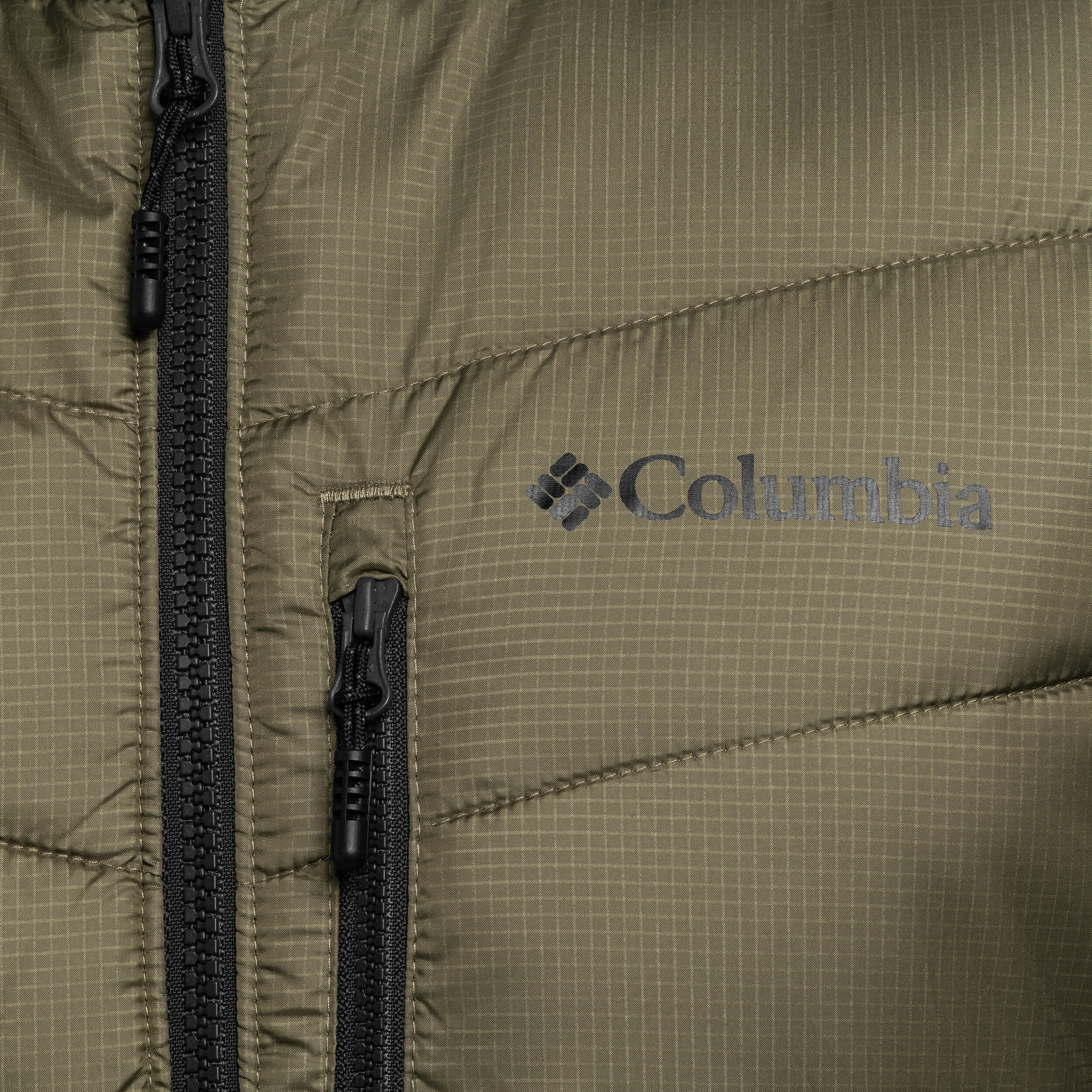 Columbia Labyrinth Loop II Insulated Hooded kabát - Stone Green/Shark