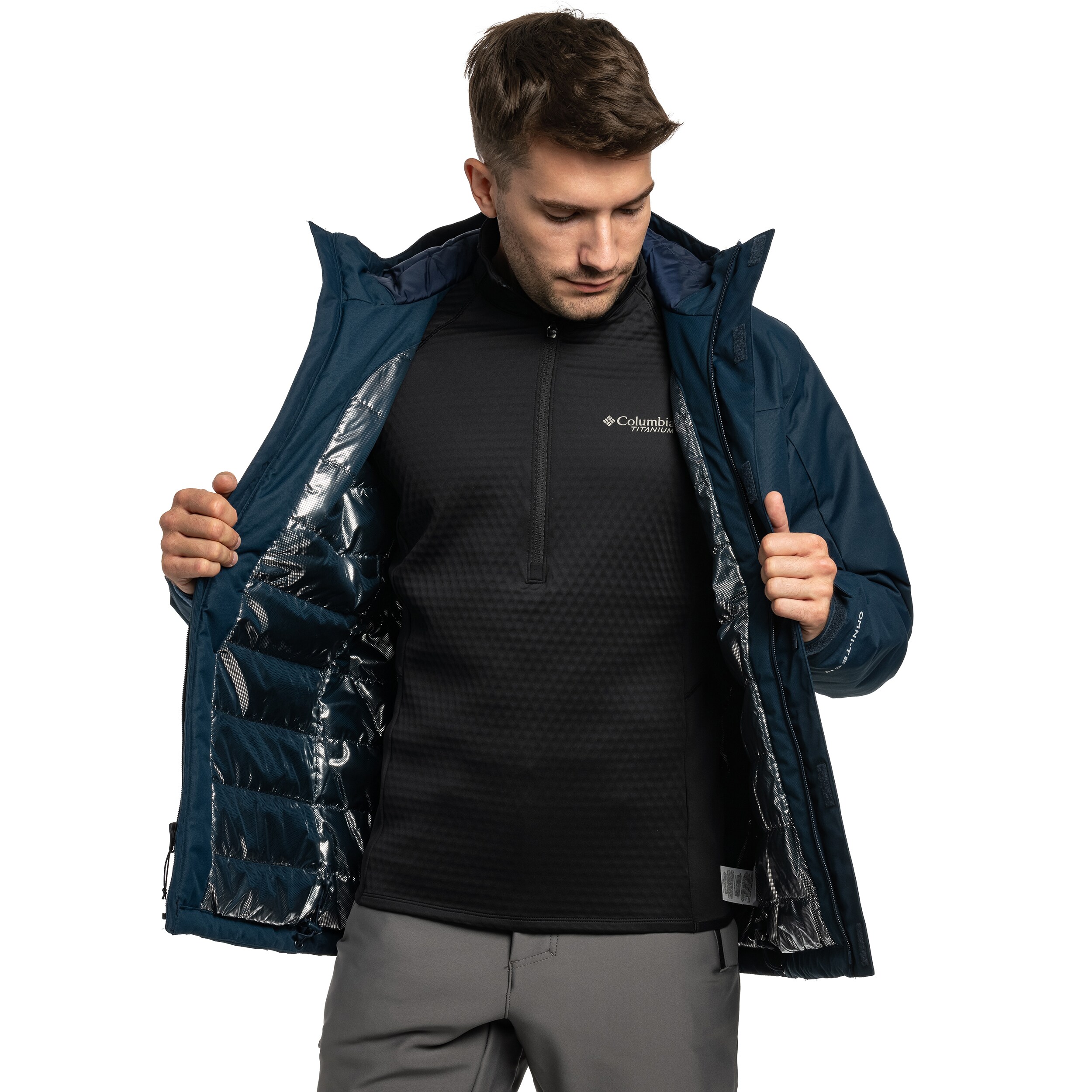 Columbia Hikebound II Insulated Waterproof Jacket kabát - Collegiate Navy