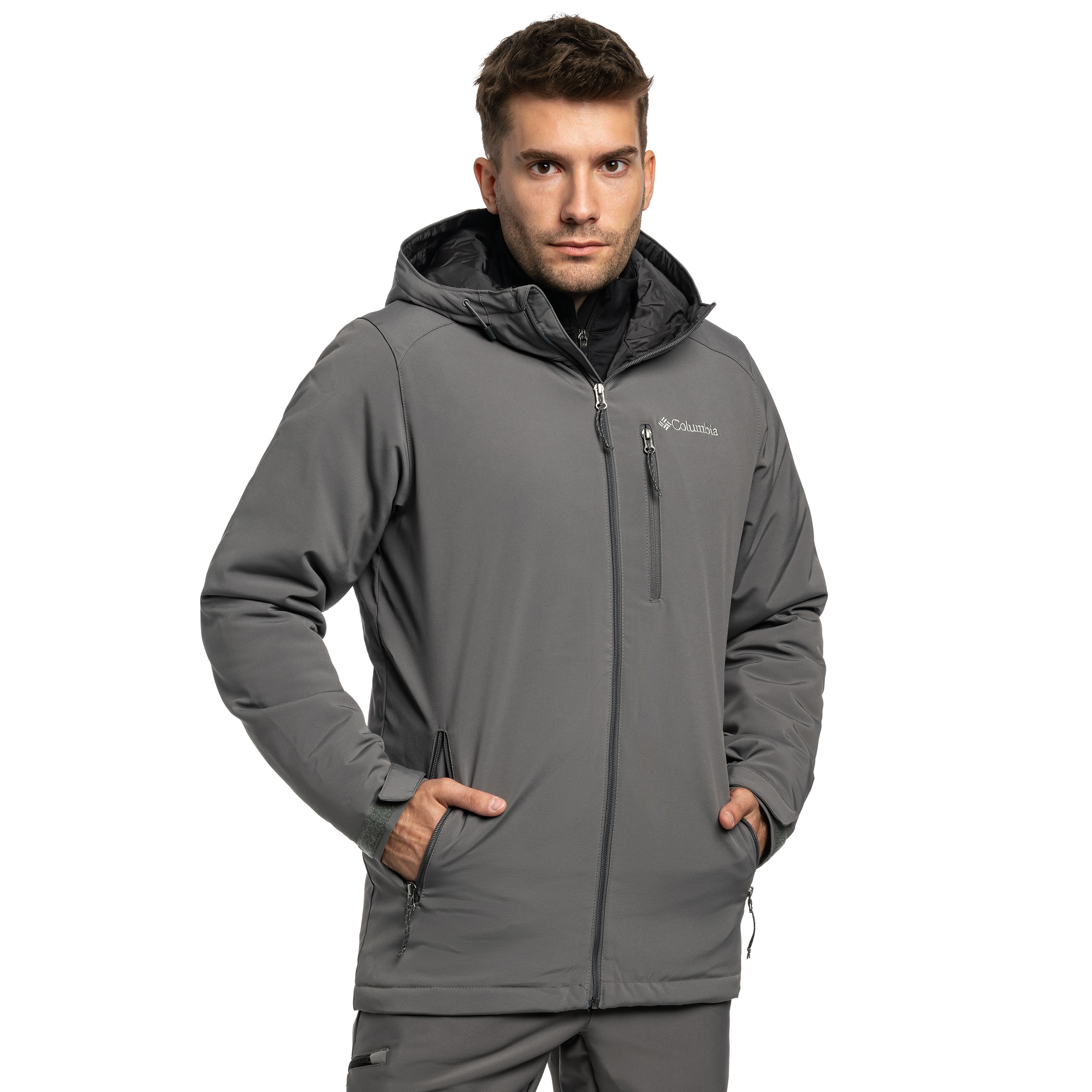 Columbia Gate Racer II Softshell kabát - City Grey