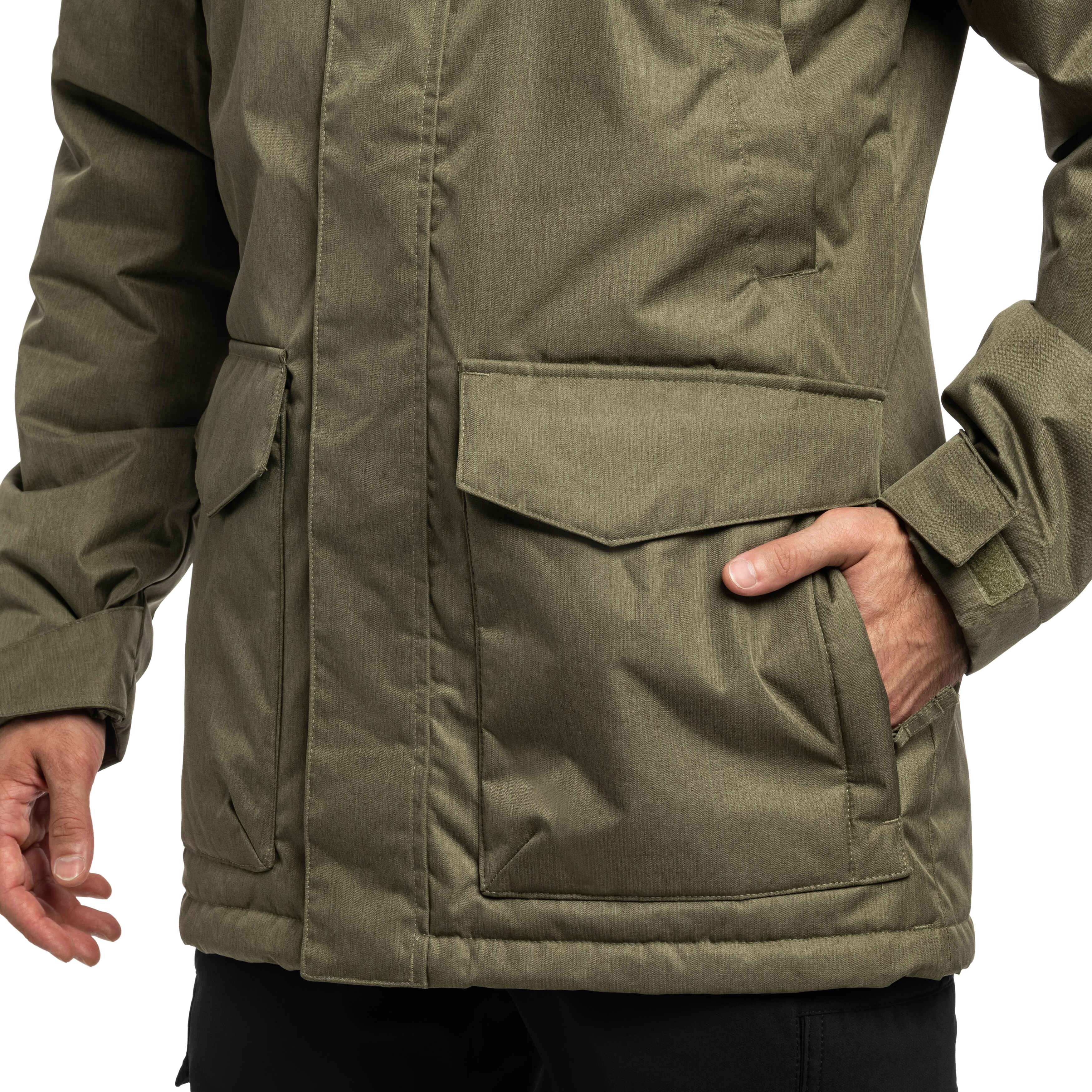 Columbia Pines Lake Parka kabát - Stone Green