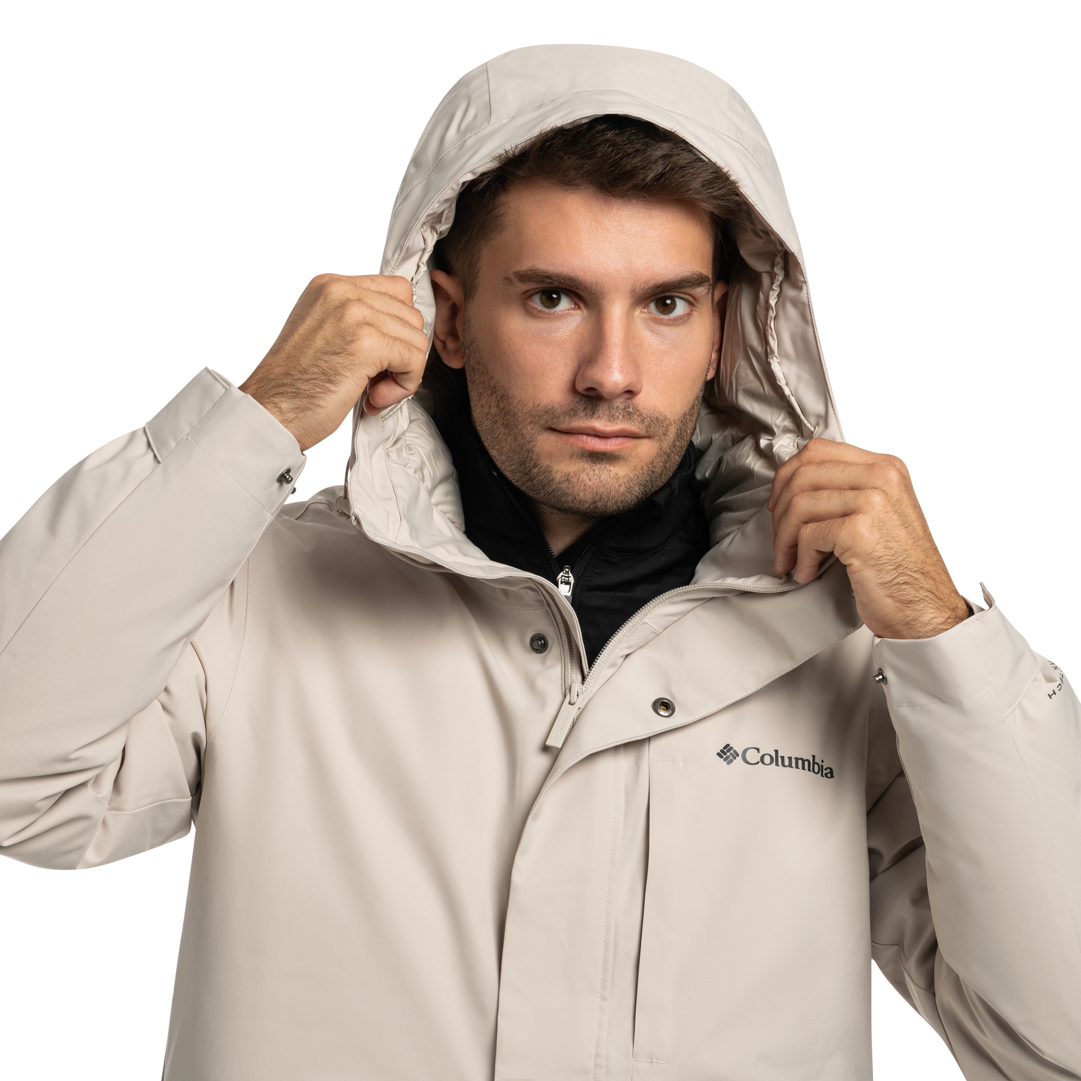 Columbia Street Heights Waterproof Down Parka kabát - Dark Stone