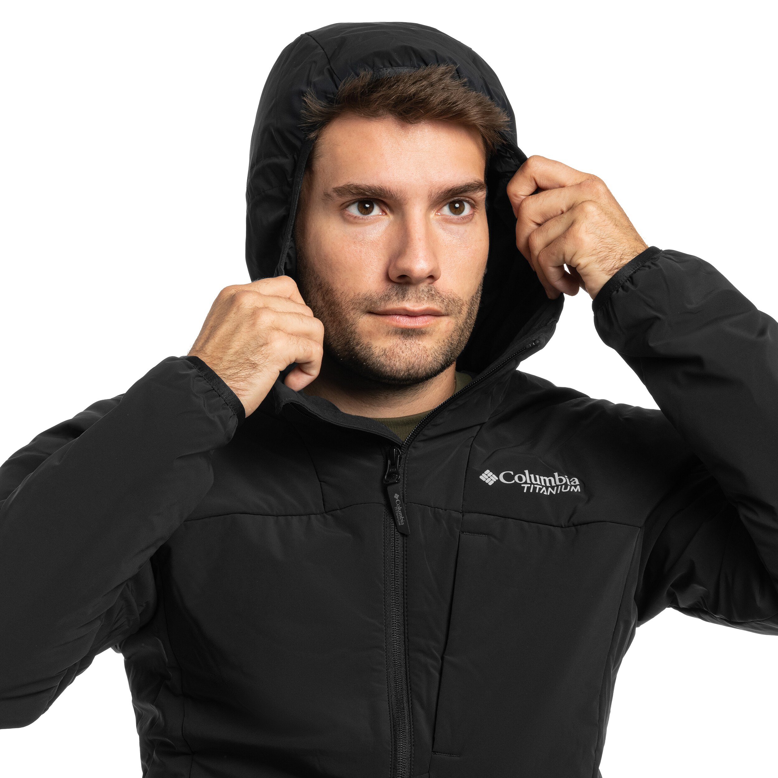Columbia Silver Leaf Lite Insulated Hooded Jacket kabát - Black