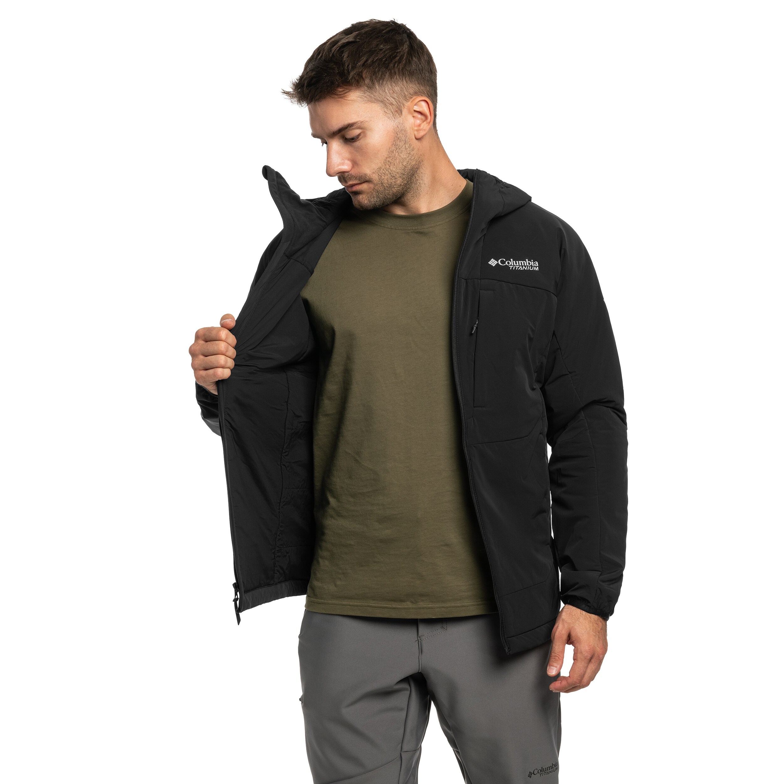 Columbia Silver Leaf Lite Insulated Hooded Jacket kabát - Black