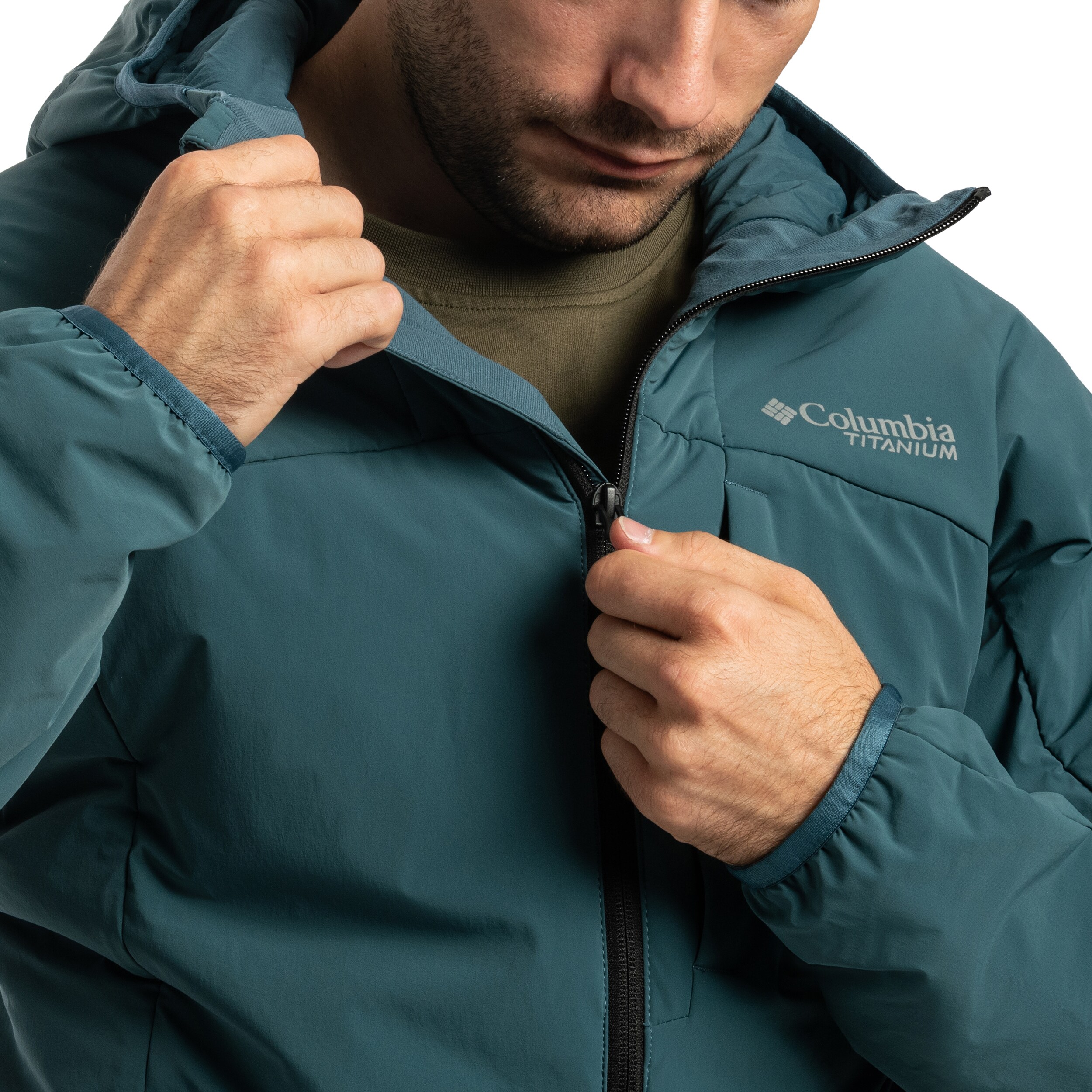 Columbia Silver Leaf Lite Insulated Hooded Jacket kabát - Everblue