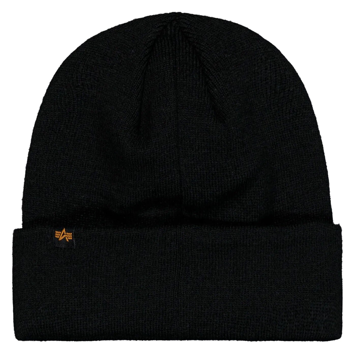 Alpha Industries Metal Logo Beanie sapka - Black