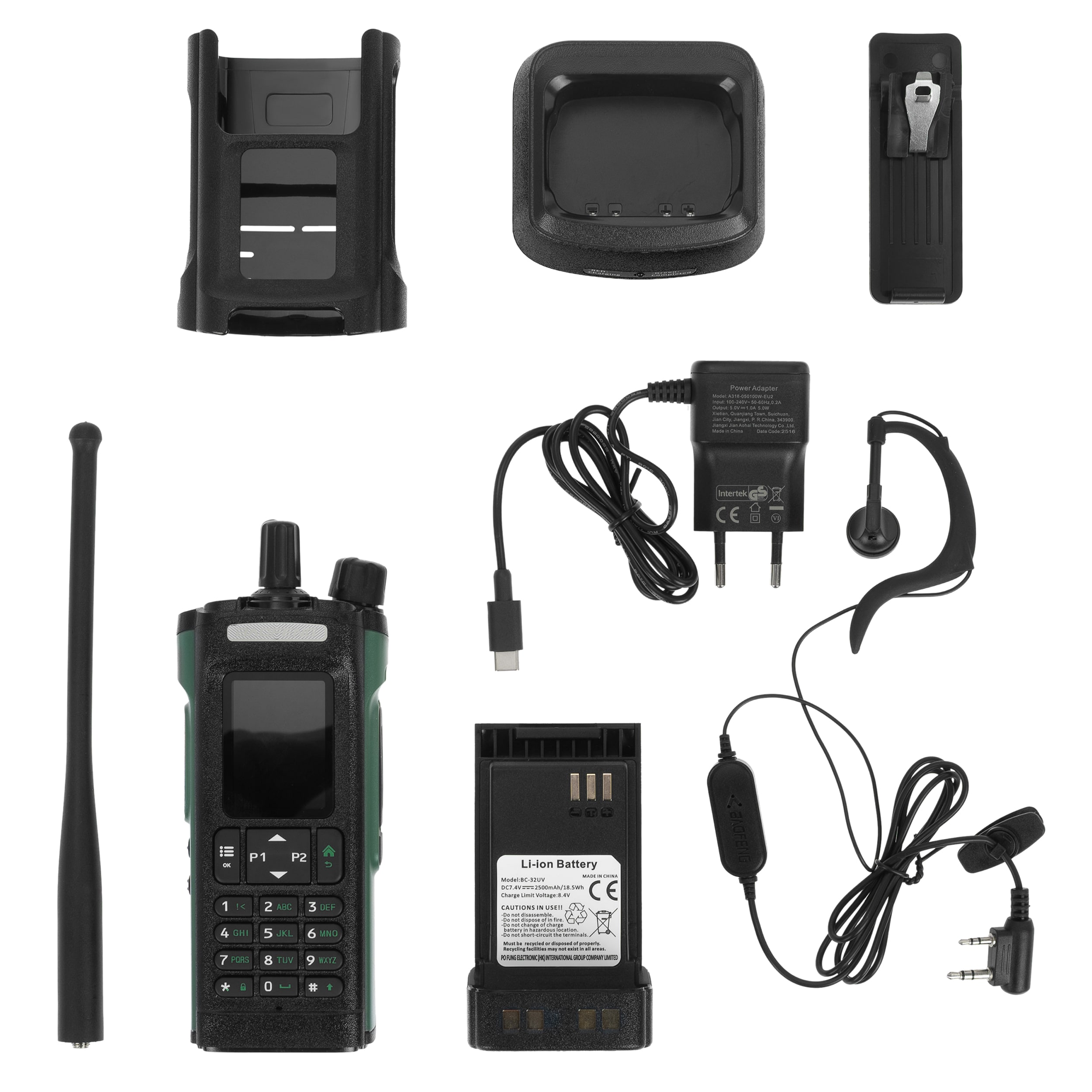 Baofeng DM-32E HTQ 5W 2500 mAh rádiótelefon