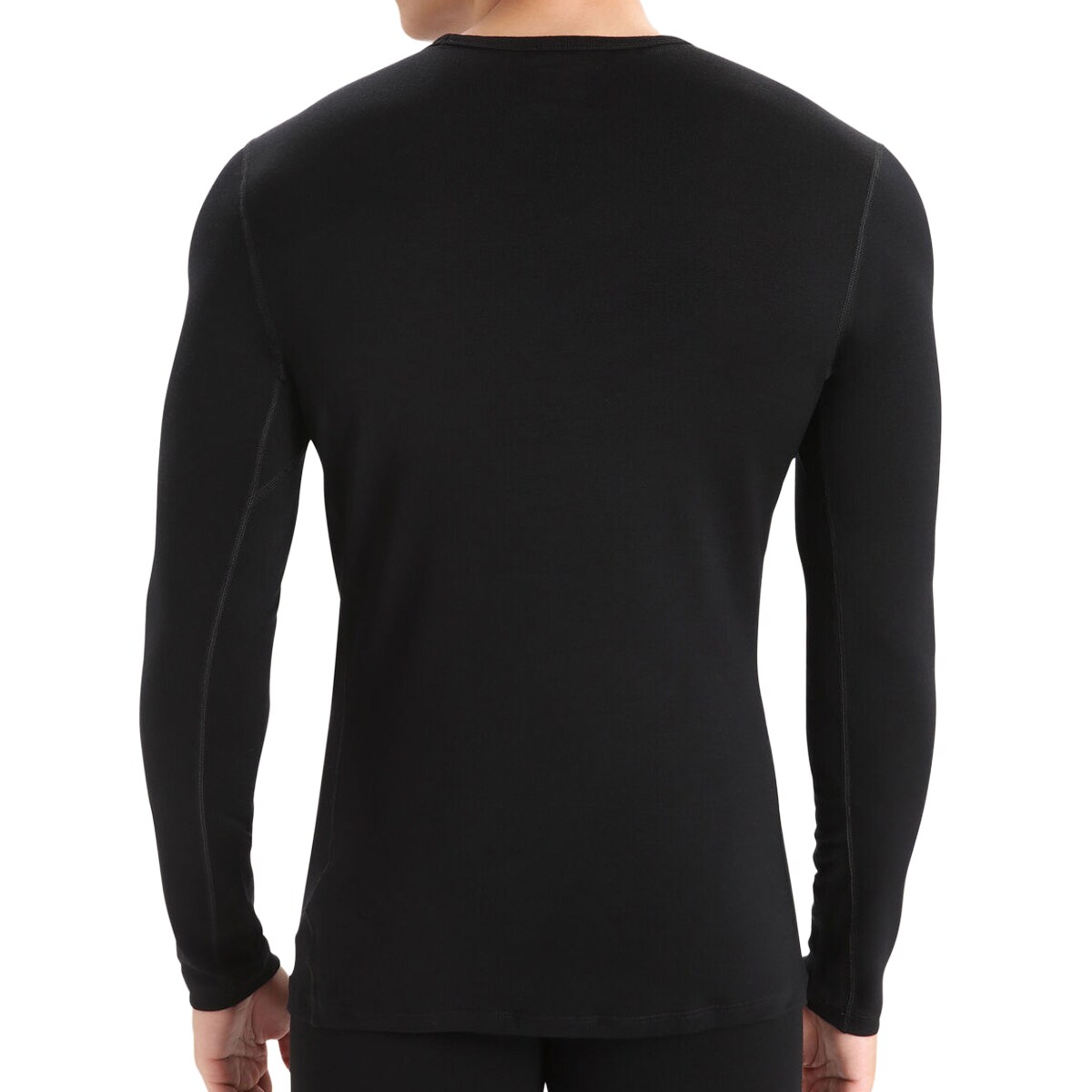 Icebreaker Merino 260 Tech Long Sleeve Crewe hosszú ujjú thermoaktív póló - Black