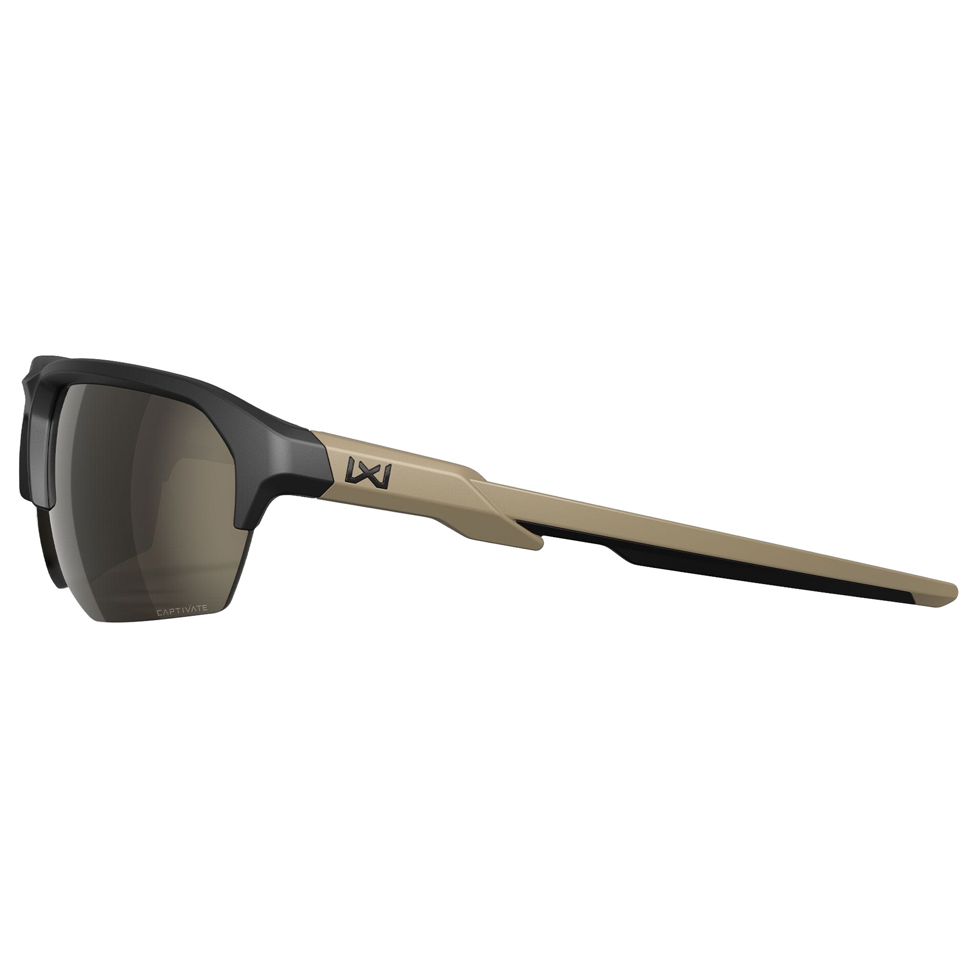 Wiley X WX JAKL szemüveg - Captivate Tungsten Mirror/Matte Black/Tan
