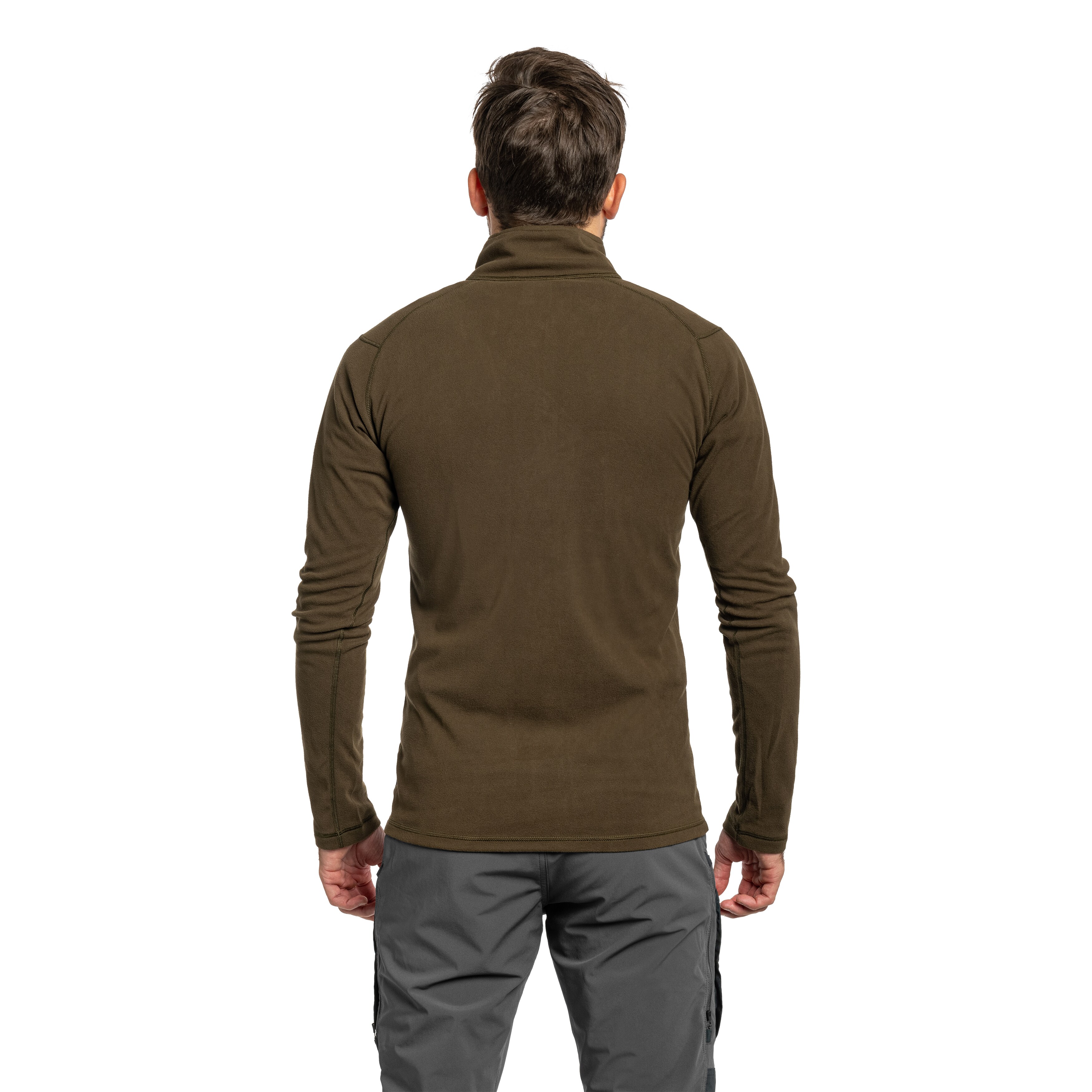Fjallraven Pine Fleece polár pulóver - Dark Olive