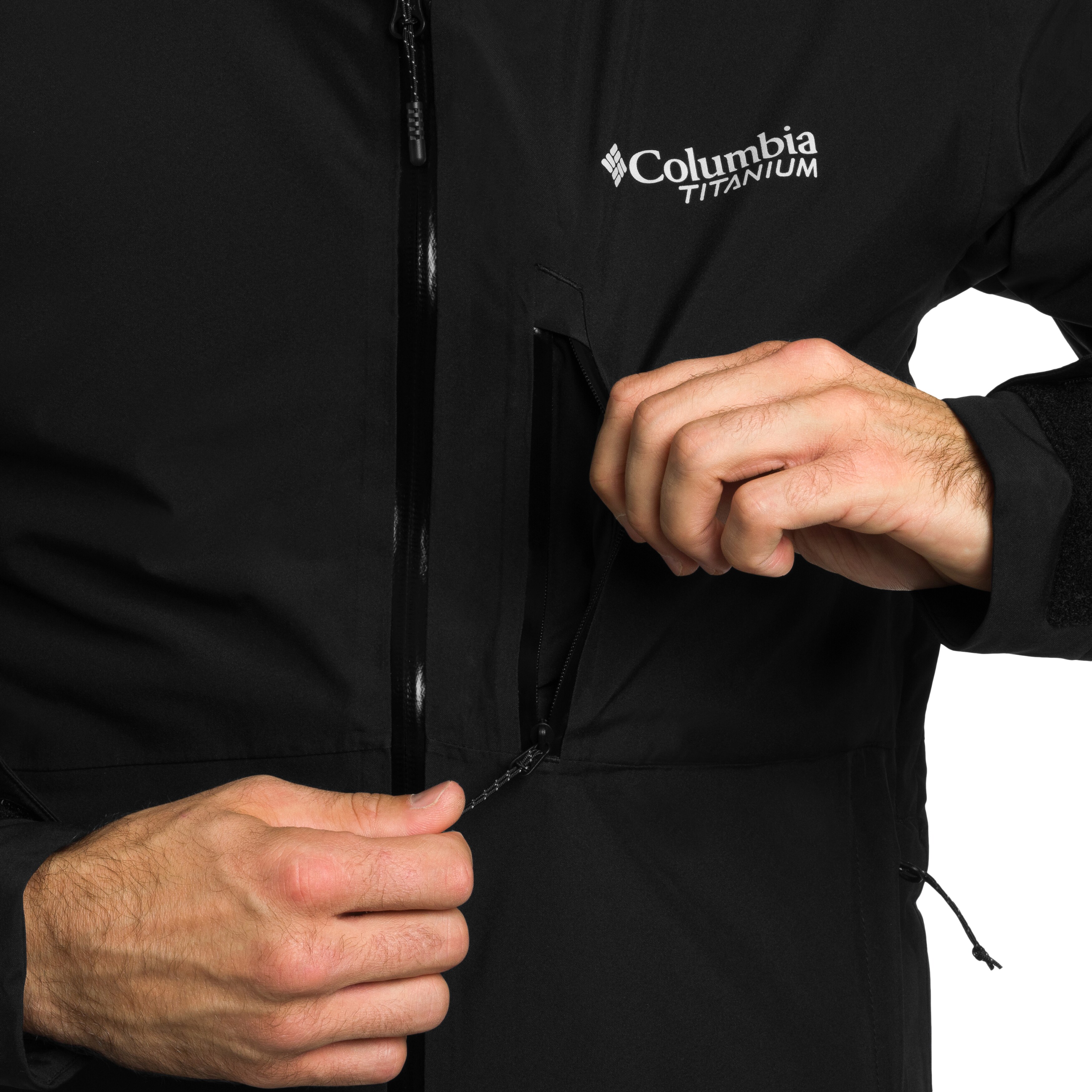 Columbia Explorer's Edge Waterproof Insulated kabát - Black